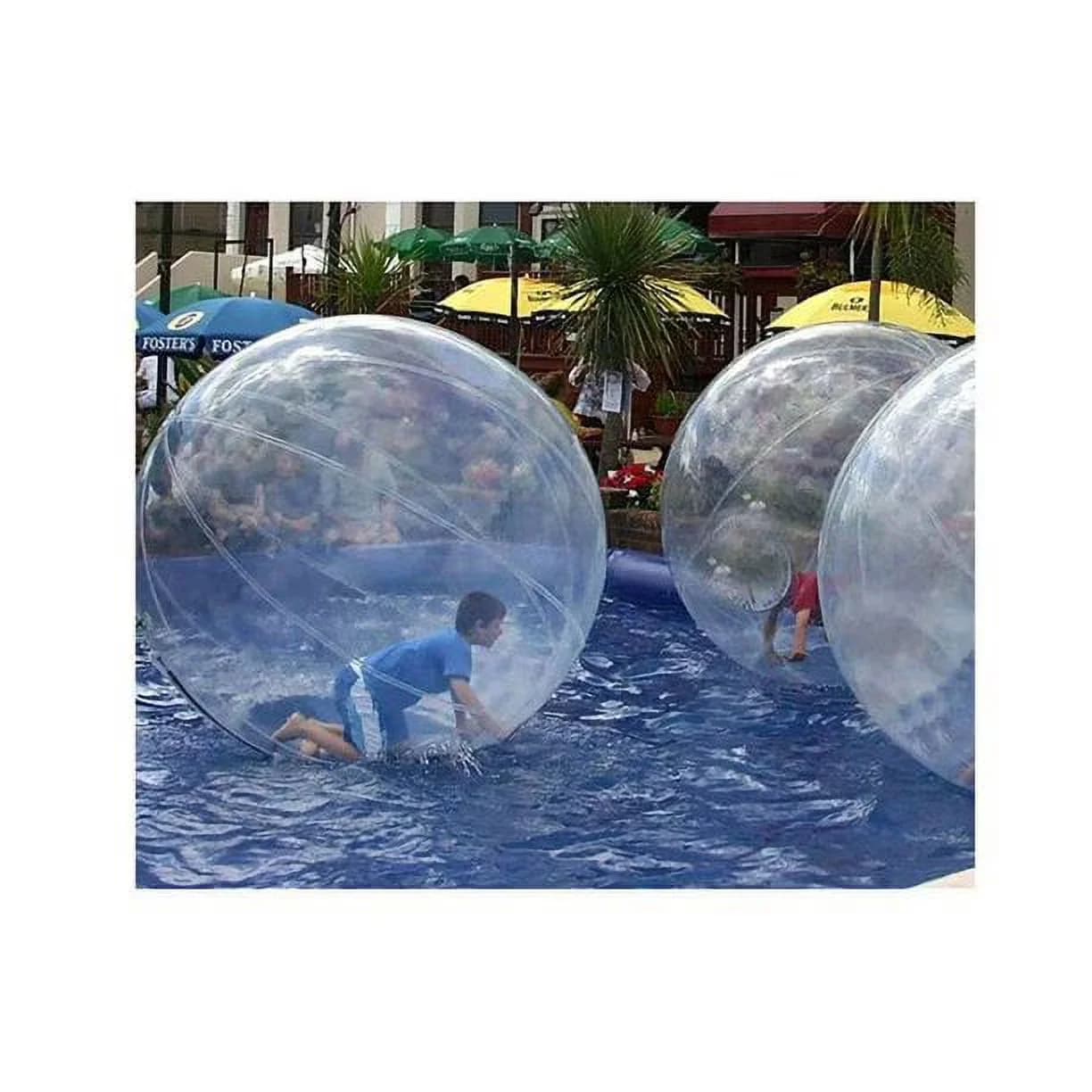 Inflatable Pool Durable with PVC Outdoor Play Swimming - Modern Design Model 0EB830