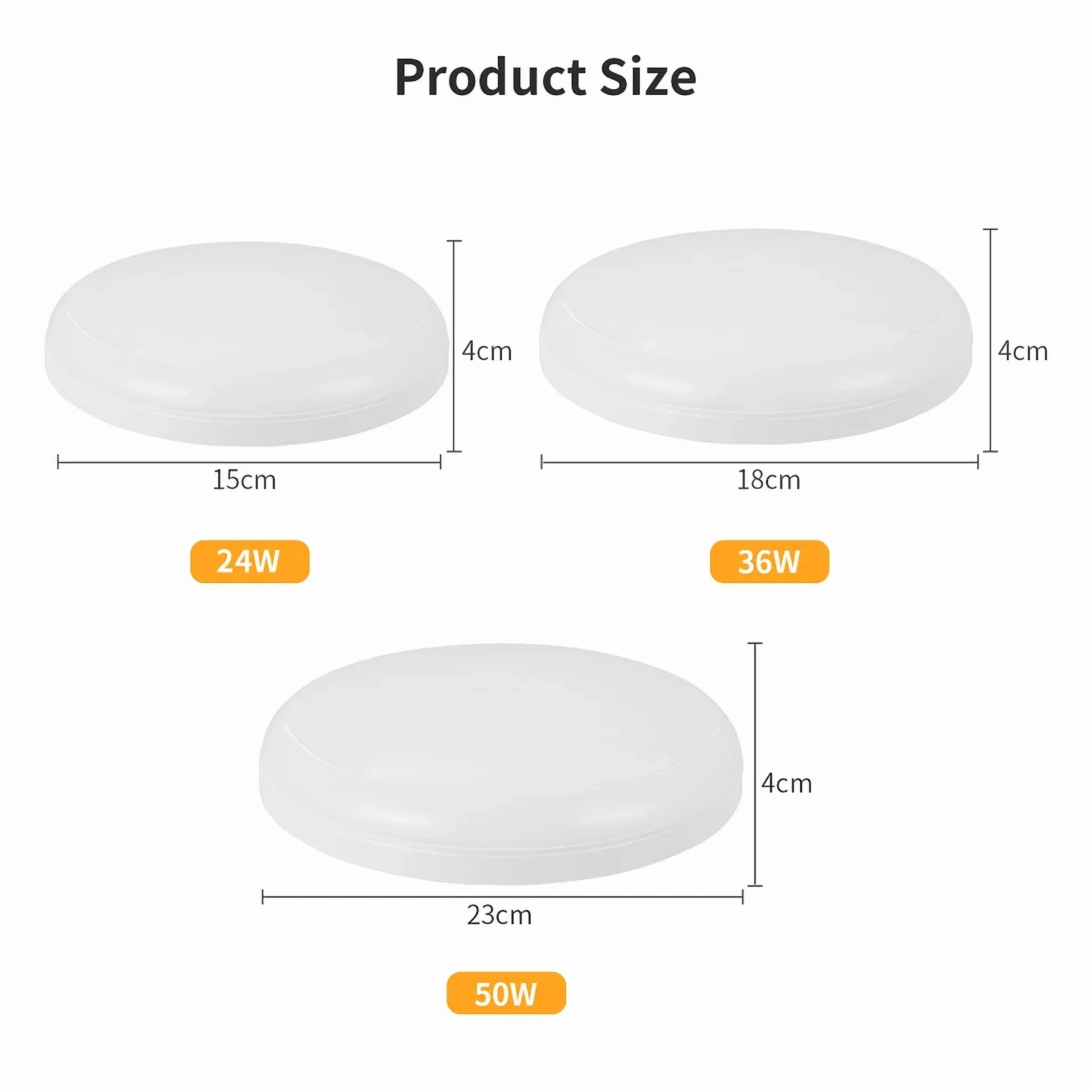 Innovative Led Lighting with LED, 36W, Easy to use and practical for everyone. - White Model 2862C1