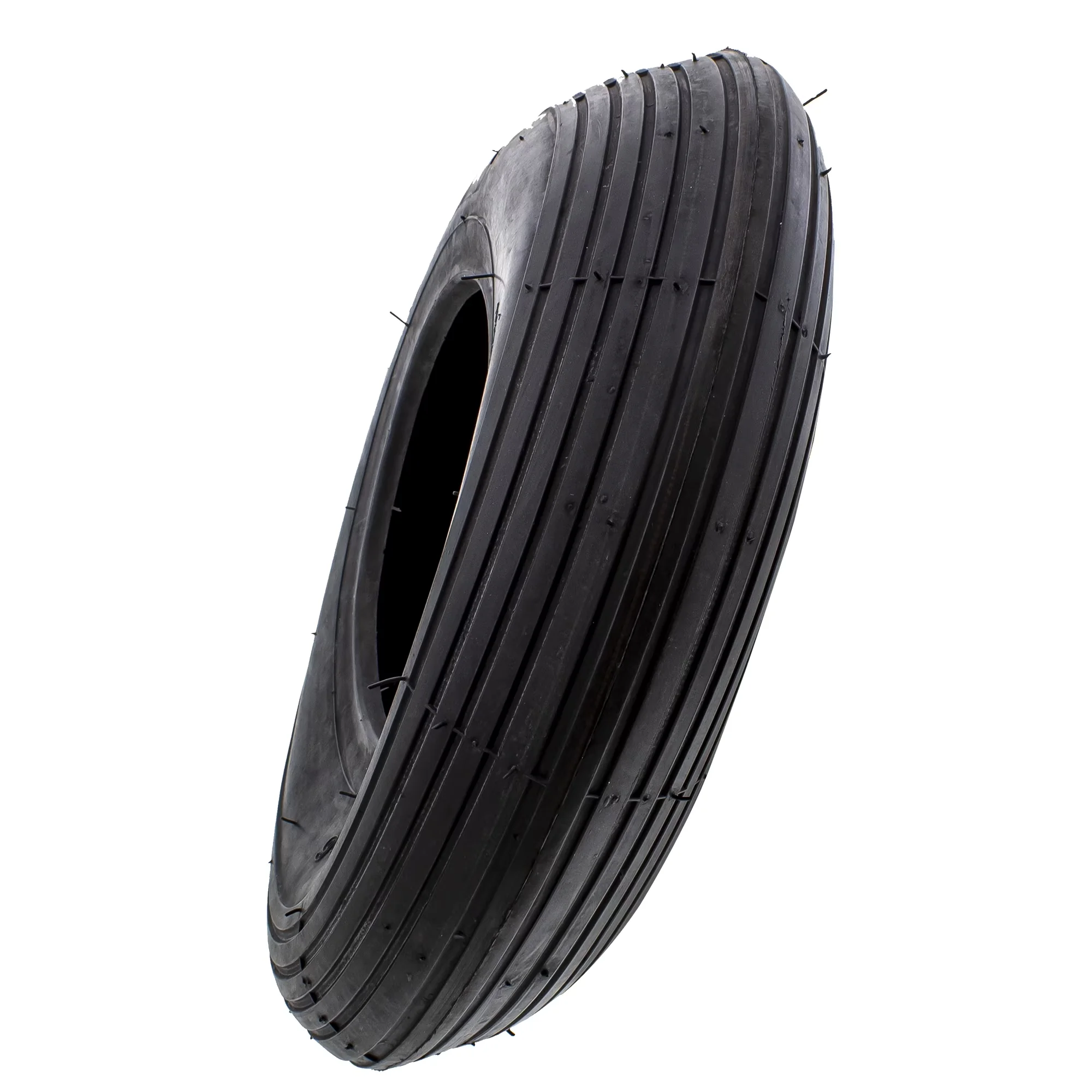 Durable Lawn Mower Tire with Replacement, 400-6 Wheelbarrow, 2-Ply - Sleek Profile Model 185A2E