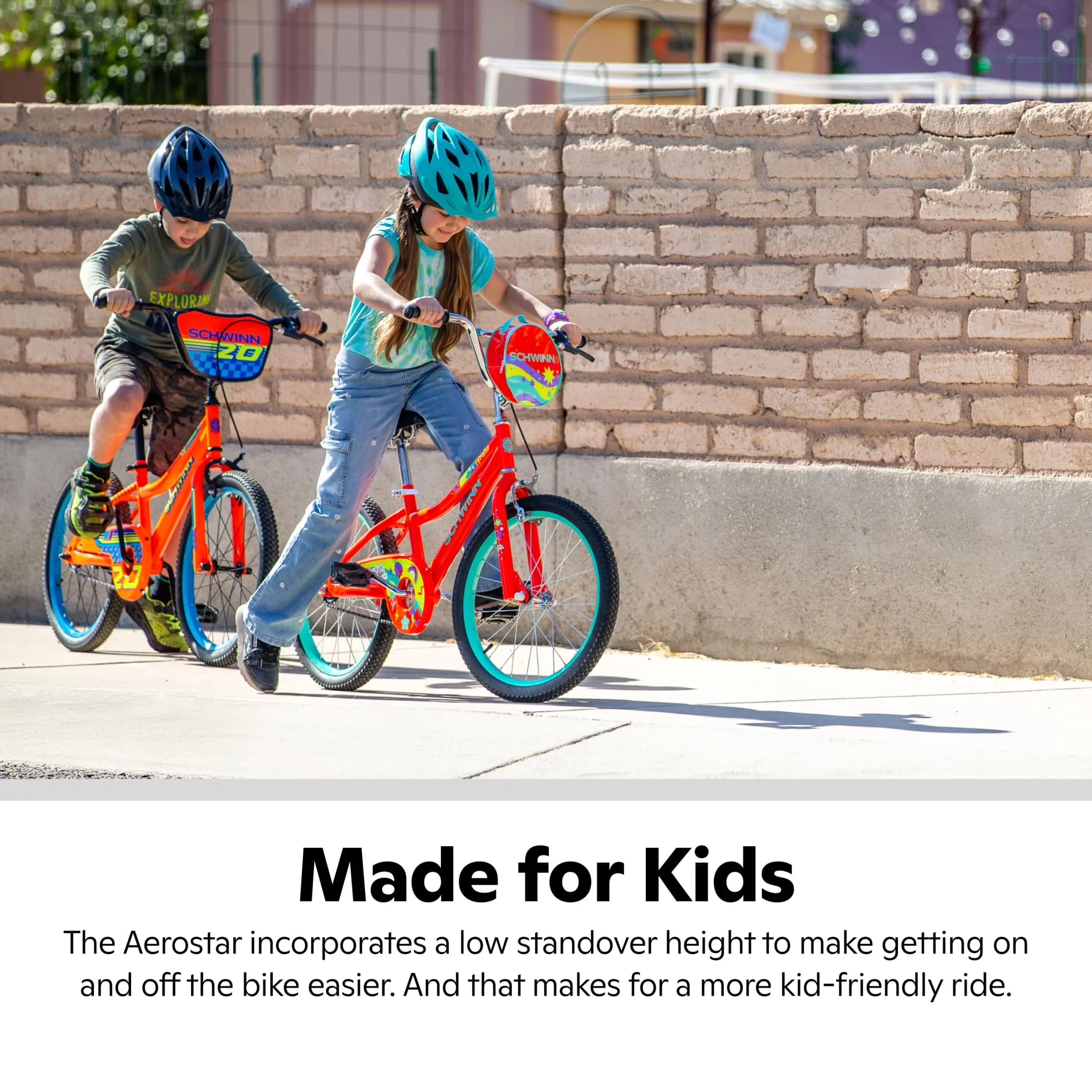 Reliable Kids Bike with Adjustable Seat Height, Red, Aerostar 20-in. Children's - Red Model 9F4F01