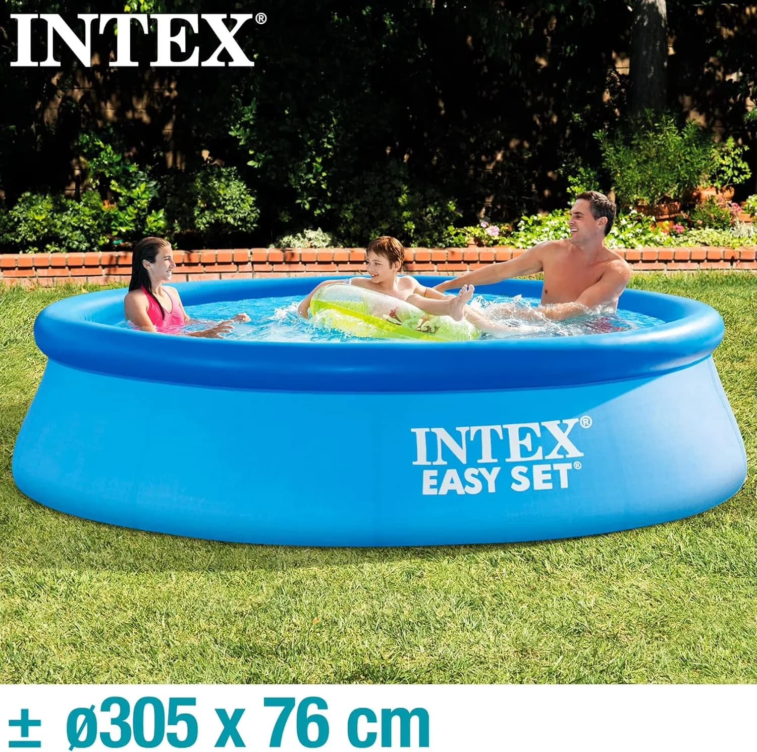 Reliable Inflatable Pool with Puncture Resistant - Blue 28120EH - Residential Grade Model 9C39A1