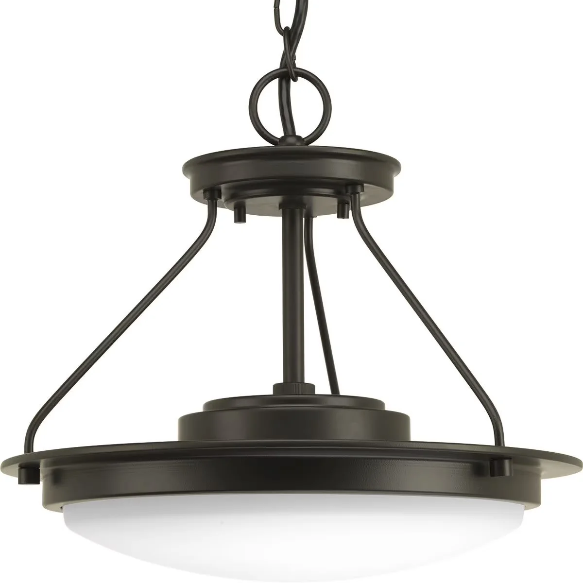 Modern Ceiling Lights Fixture with LED, Transitional, Dimmable - Steel Brown Model 20B5ED