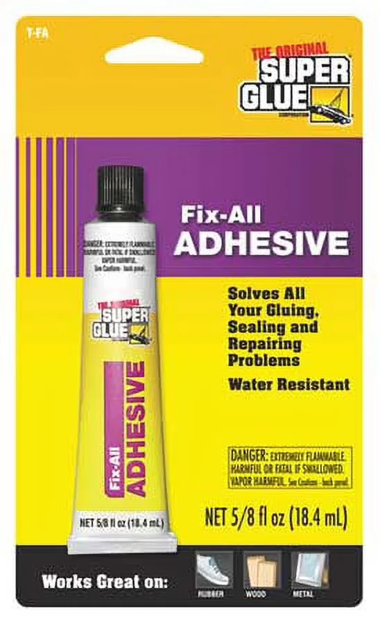 Efficient Building Material with General Purpose, 18.4 mL, Clears - Clear 5/8 fl oz Tube Model 982A2A