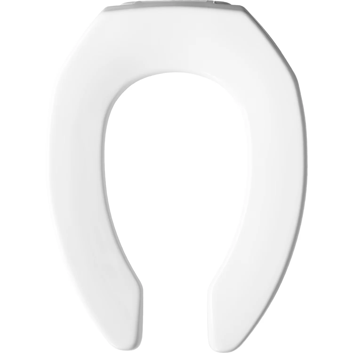 Versatile Toilet Seats And Lid with Antimicrobial, Material: Plastic - White Plastic Model FBABCF