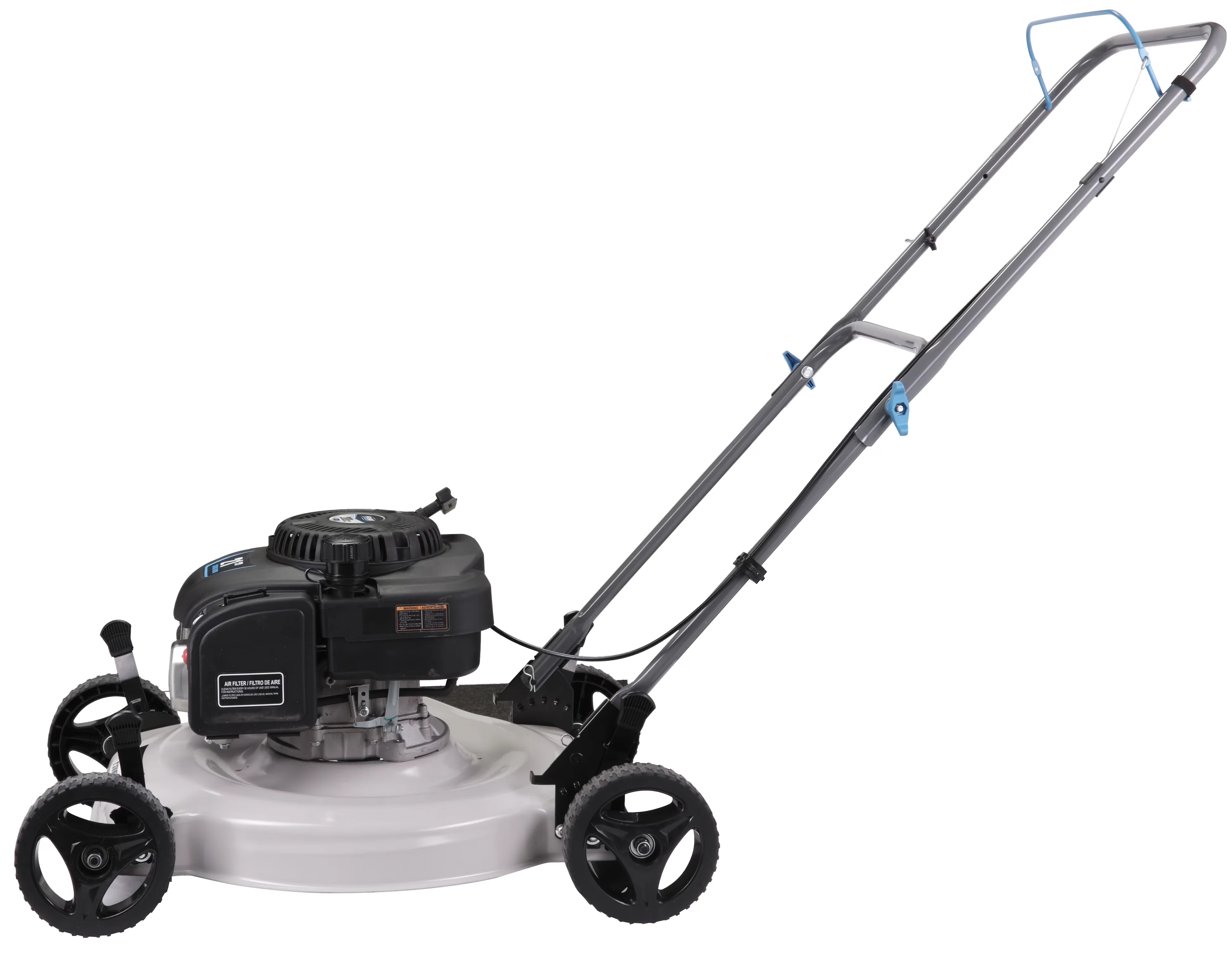 Classic Push Mower with Adjustable Cutting Height, Tool-Free Adjustments - White Model F1A06C