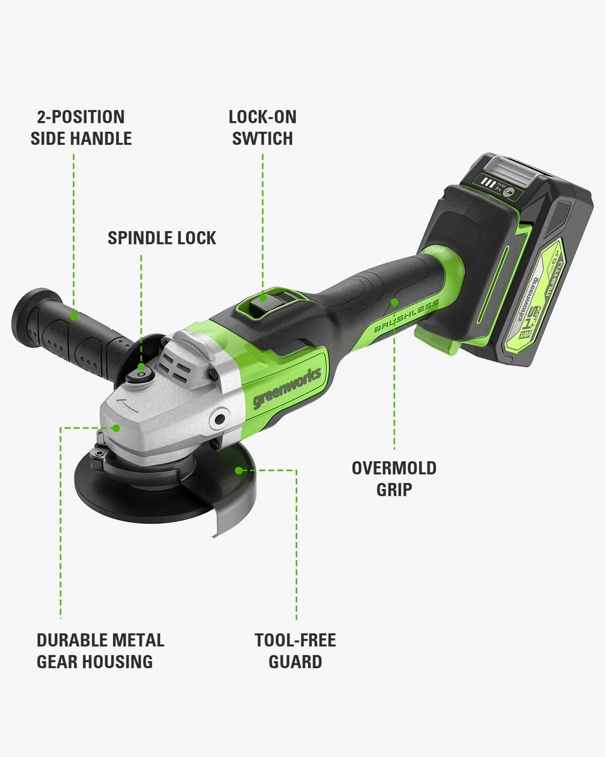 Woodworking Premium with Battery, 24V, 4Ah Battery & 2A Charger - Green Model E07E9D