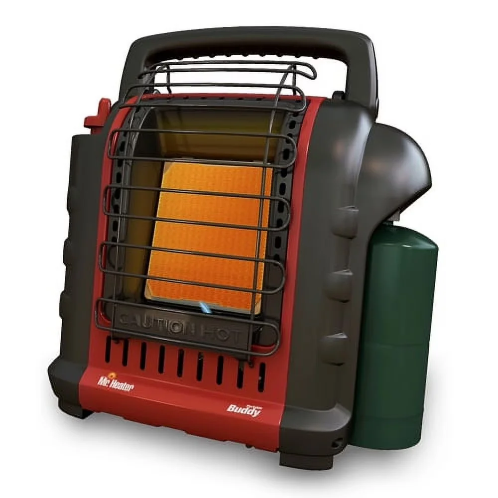 Compact Portable And Electric Space Heater with Automatic Shutoff, "Buddy" Indoor-Safe Radiant - Black Model 75D724