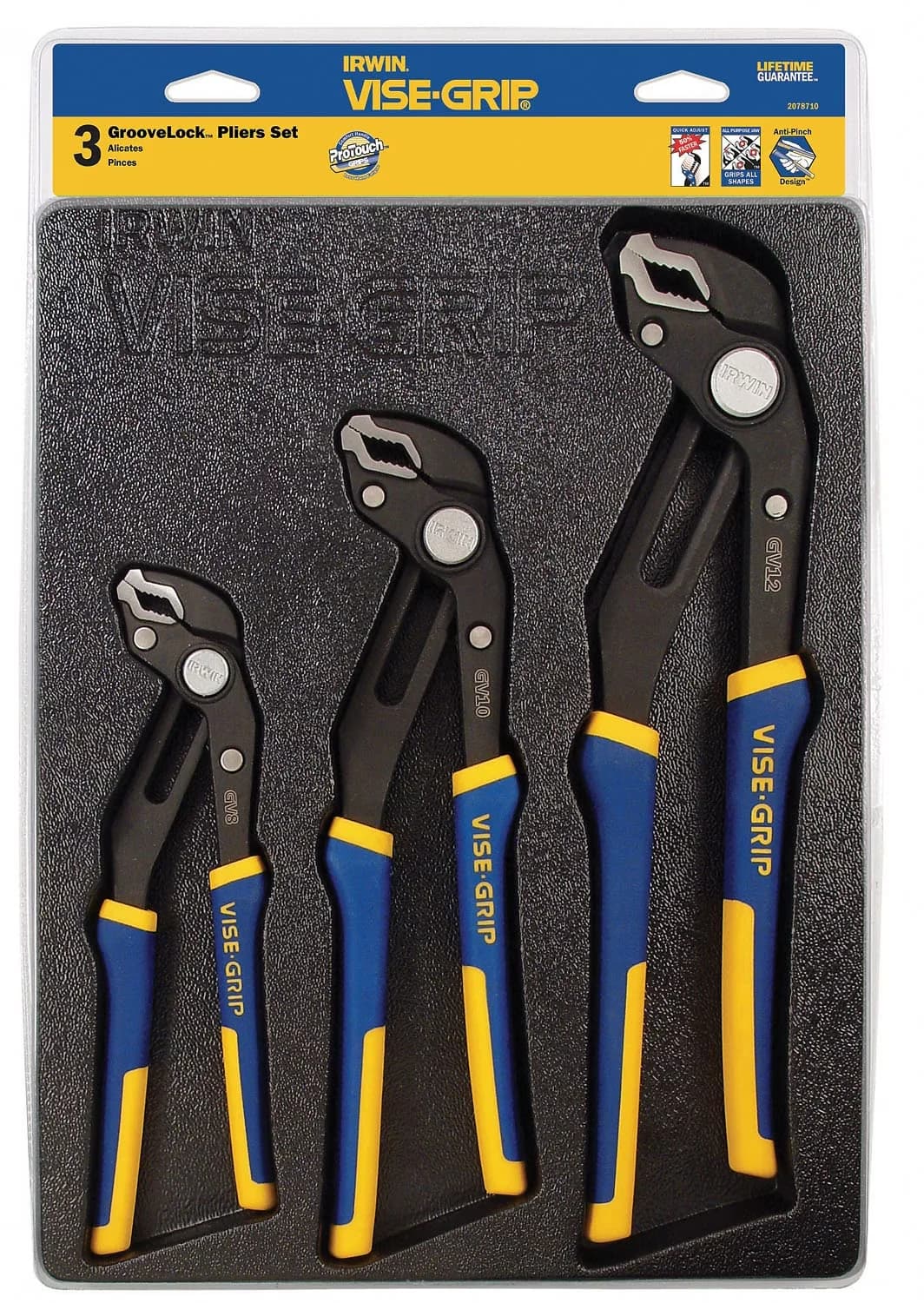 Pro Tool Sleek - Black 8,10,12 3pc for Daily Use Model 6B5004