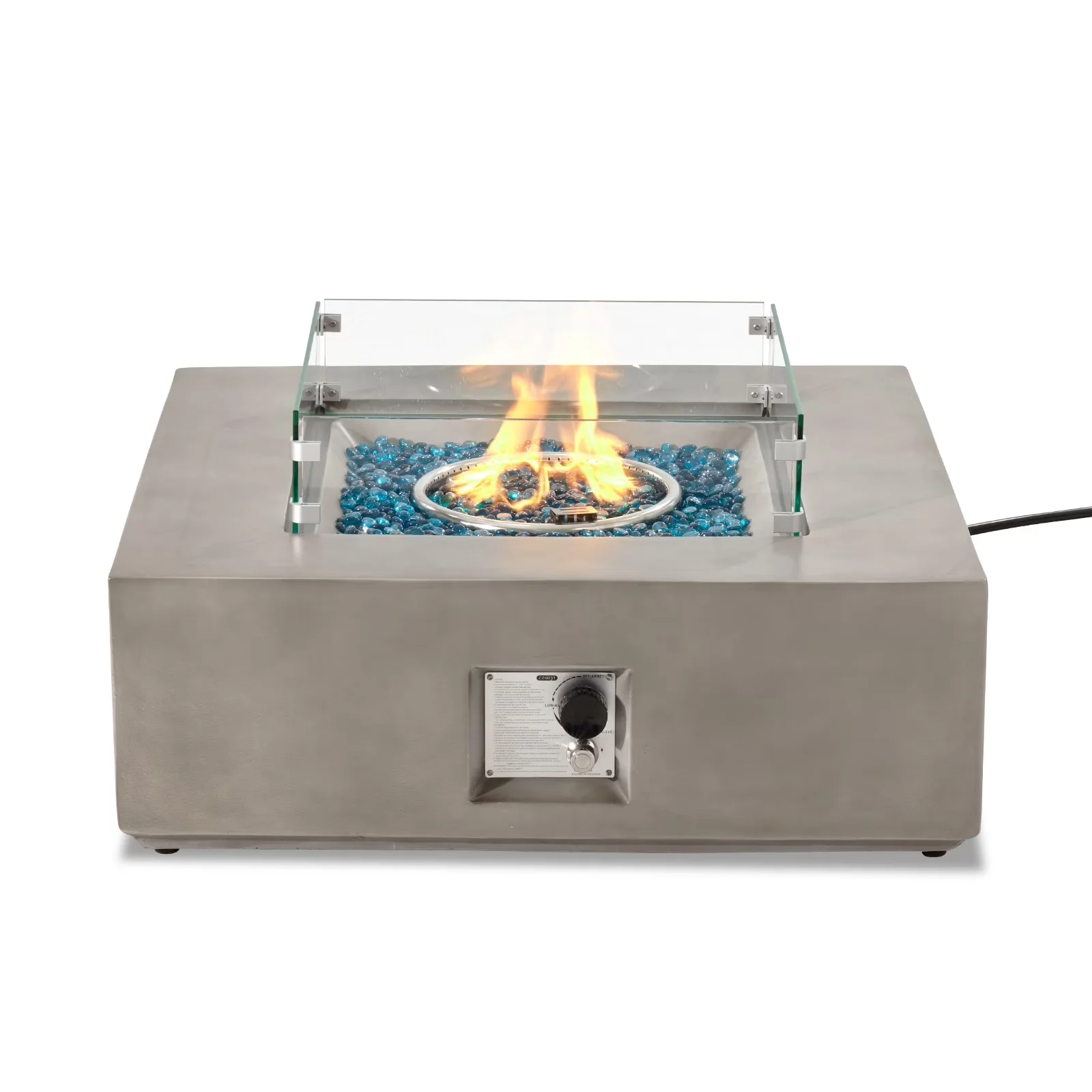 Outdoor Heating Modern with 50000 BTU, Portable - Magnesium Oxide Gray Model 1669B5