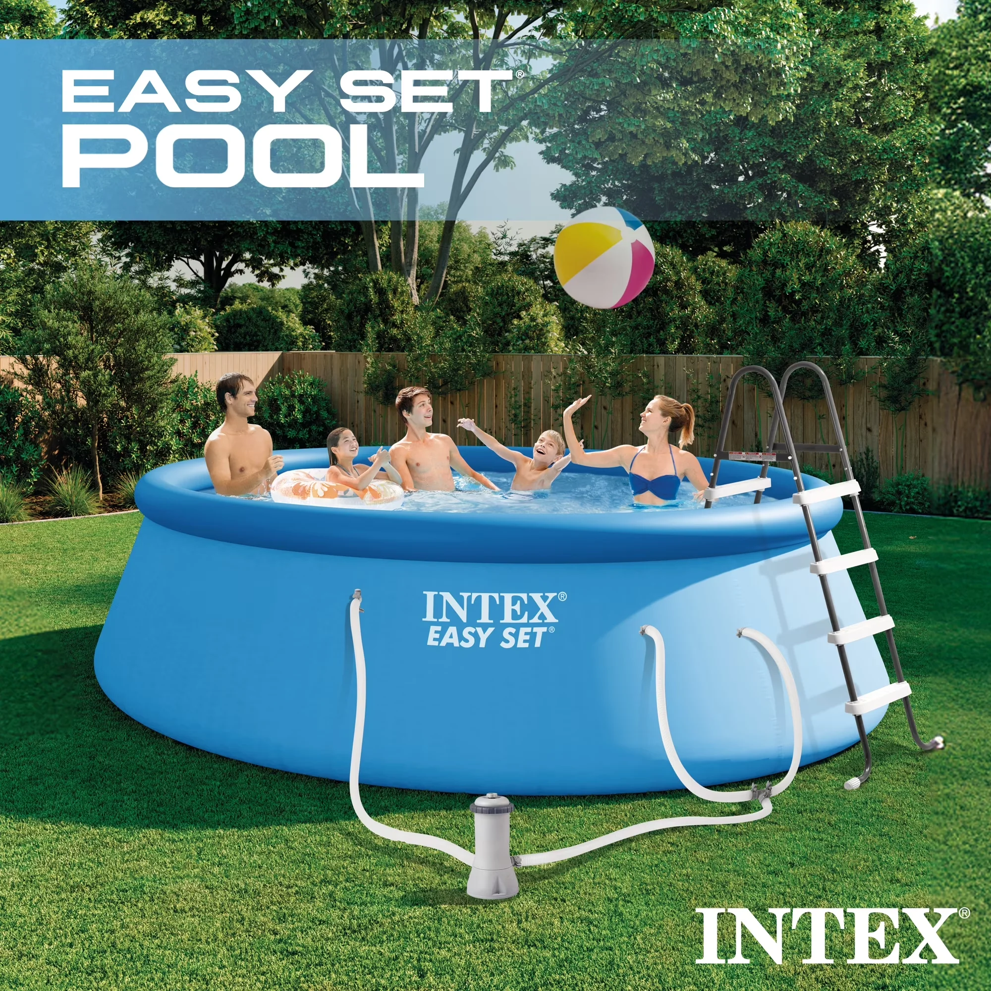 Essential Inflatable Pool with Puncture Resistant - Easy for Daily Use Model 81DAA0