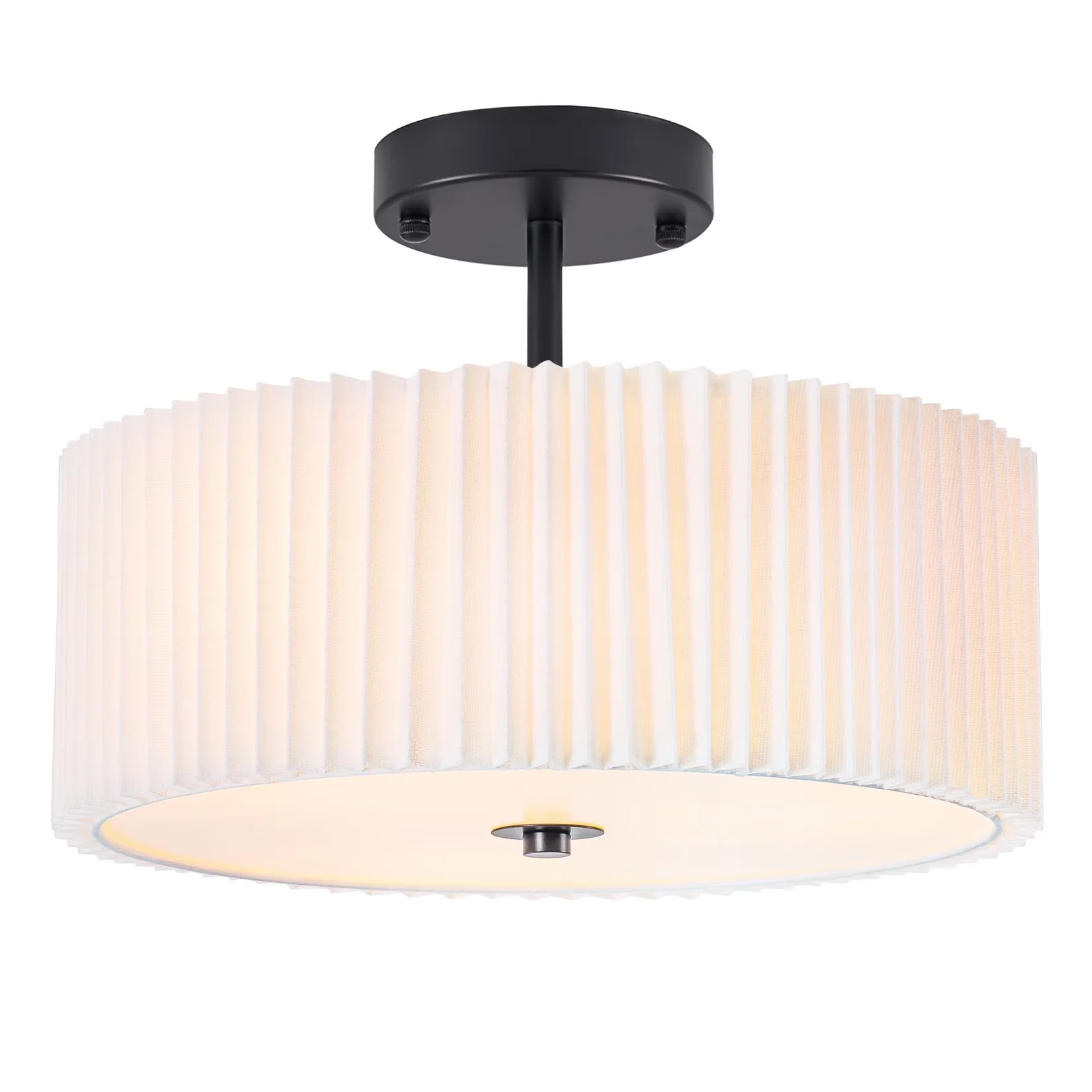 Versatile Ceiling Lights Fixture with Incandescent, Modern, Light Fixtures Mount - Black Metal Model 0CF1F2