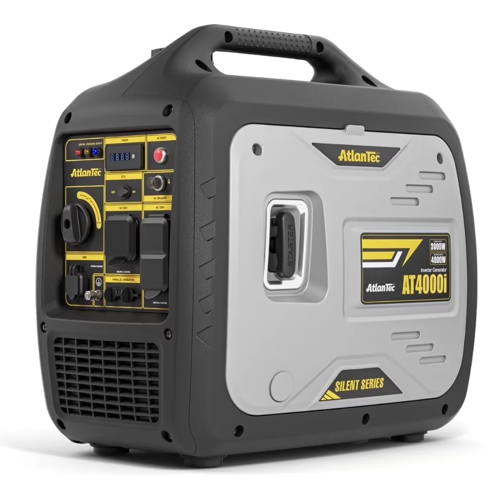 Generator Efficient with 4000W, On Indicator Light, 4000W Inverter for Rv, Camping - Model 2FD1B6