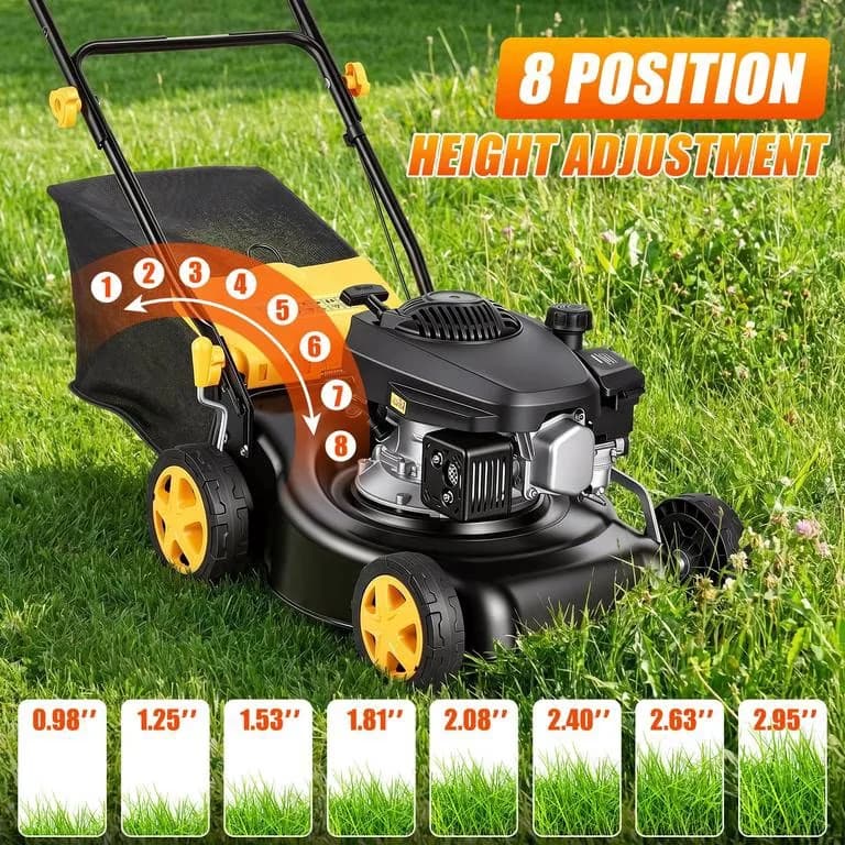 Stylish Riding Lawn Mower with Material: Metal, Plastic, 4-Stroke 132CC Engine for Home, Commercial - Model AC73CF
