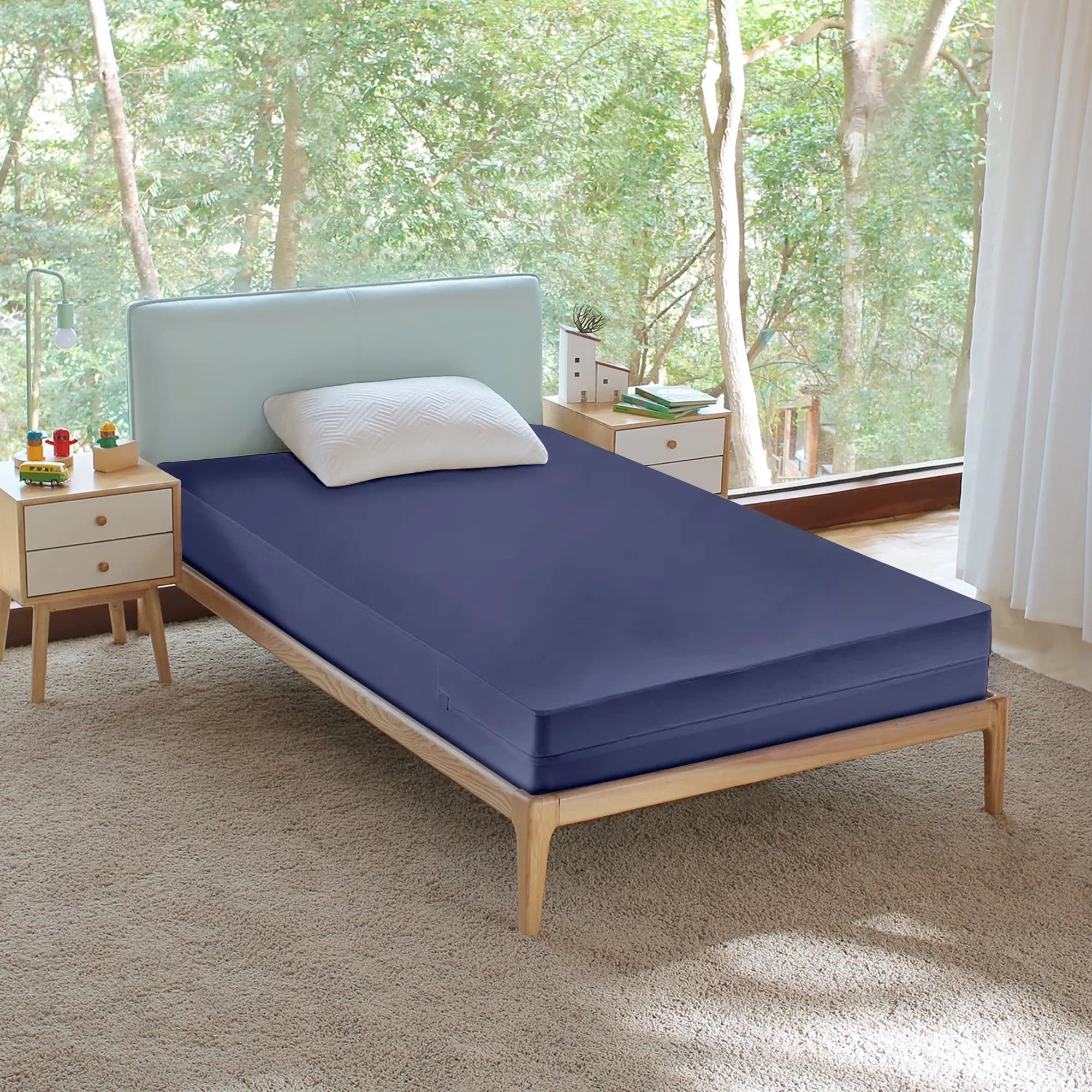 Moving Sleek with Waterproof, Expandable, Provides spill, stain protection - Green Memory Foam Model 219DB0