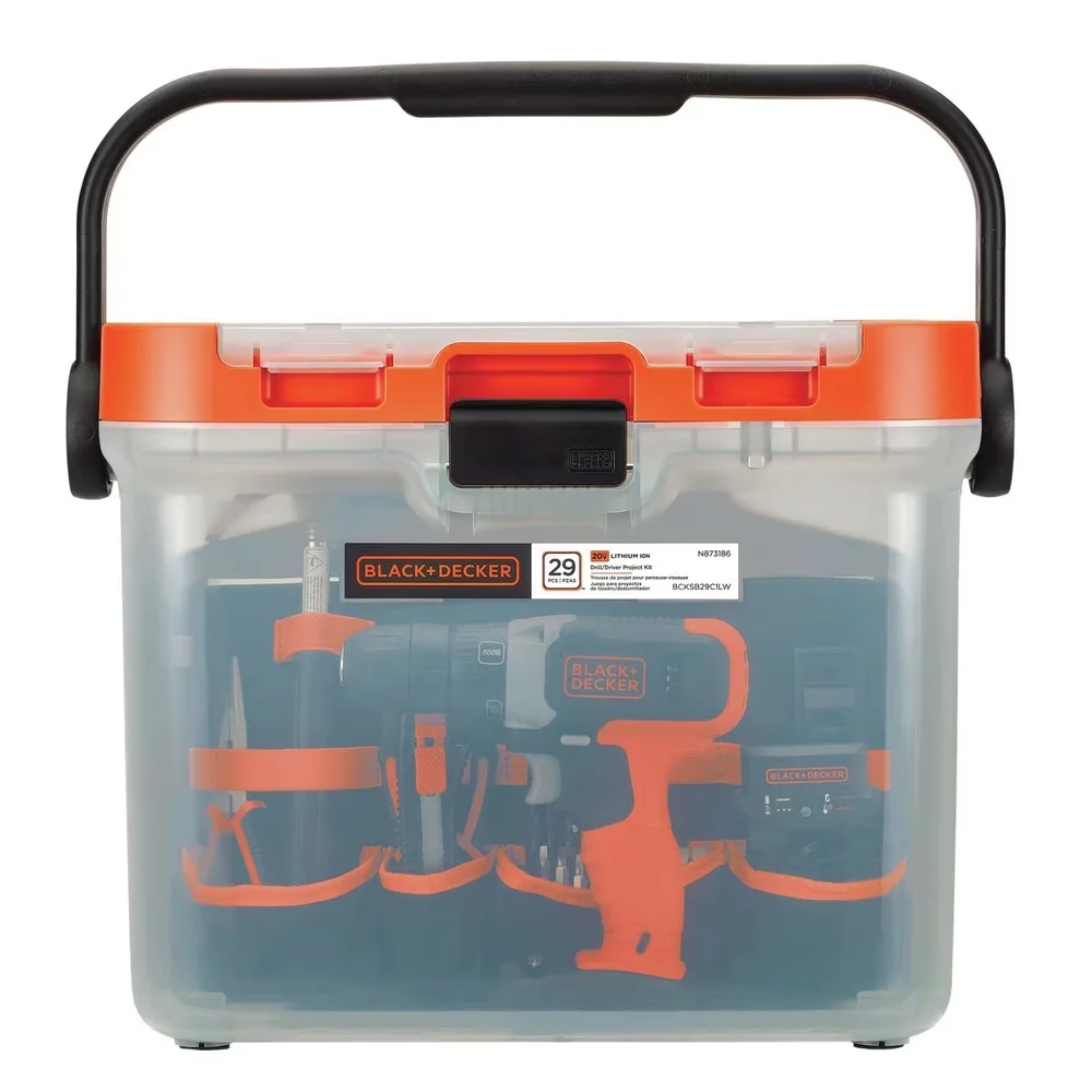 Quality Drills Driver with 20V, Battery Powered, 20V MAX Cordless Drill - Black Model A999AF