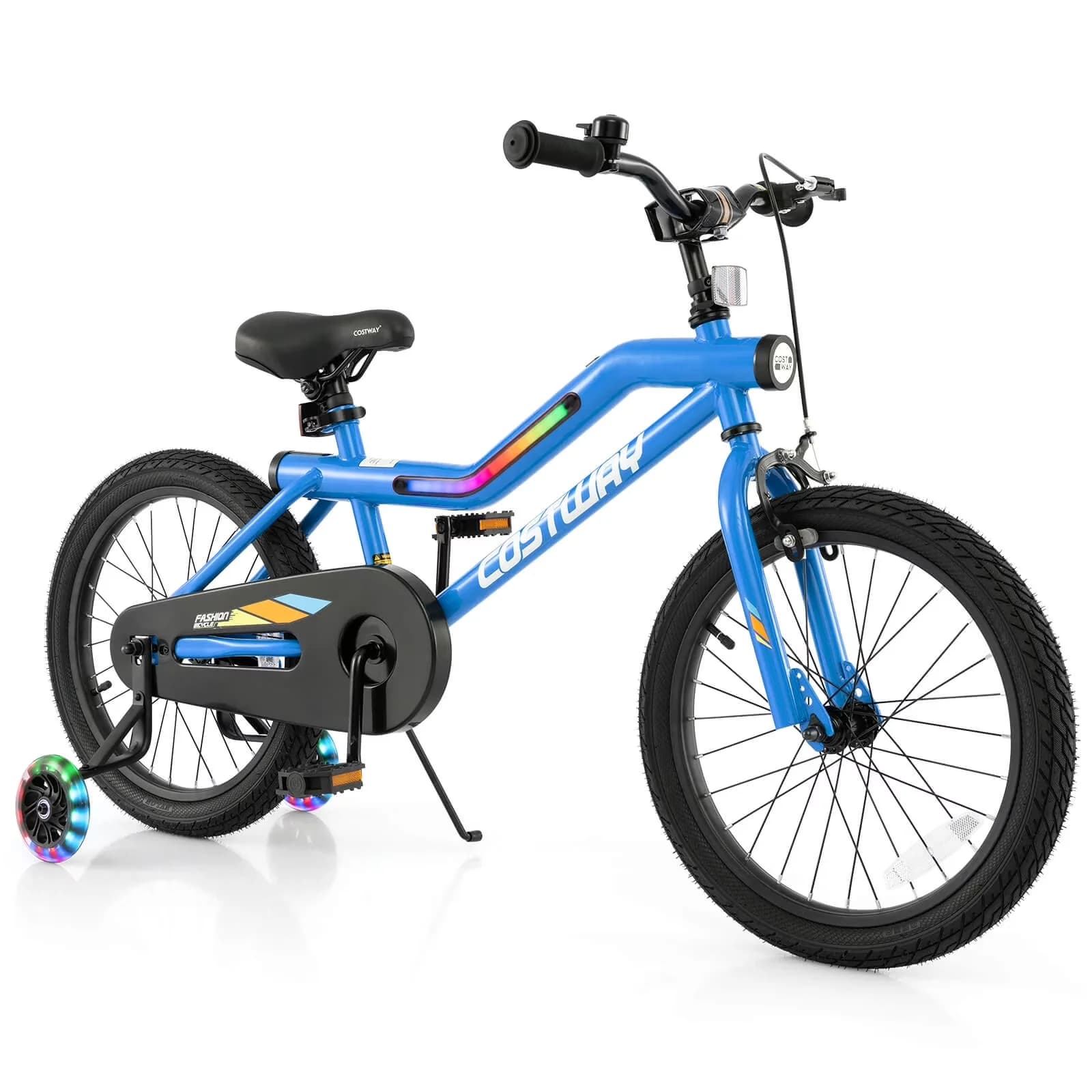 Professional Kids Bike with LED, Adjustable Seat, 18" LED Lighted - Blue Model 817372
