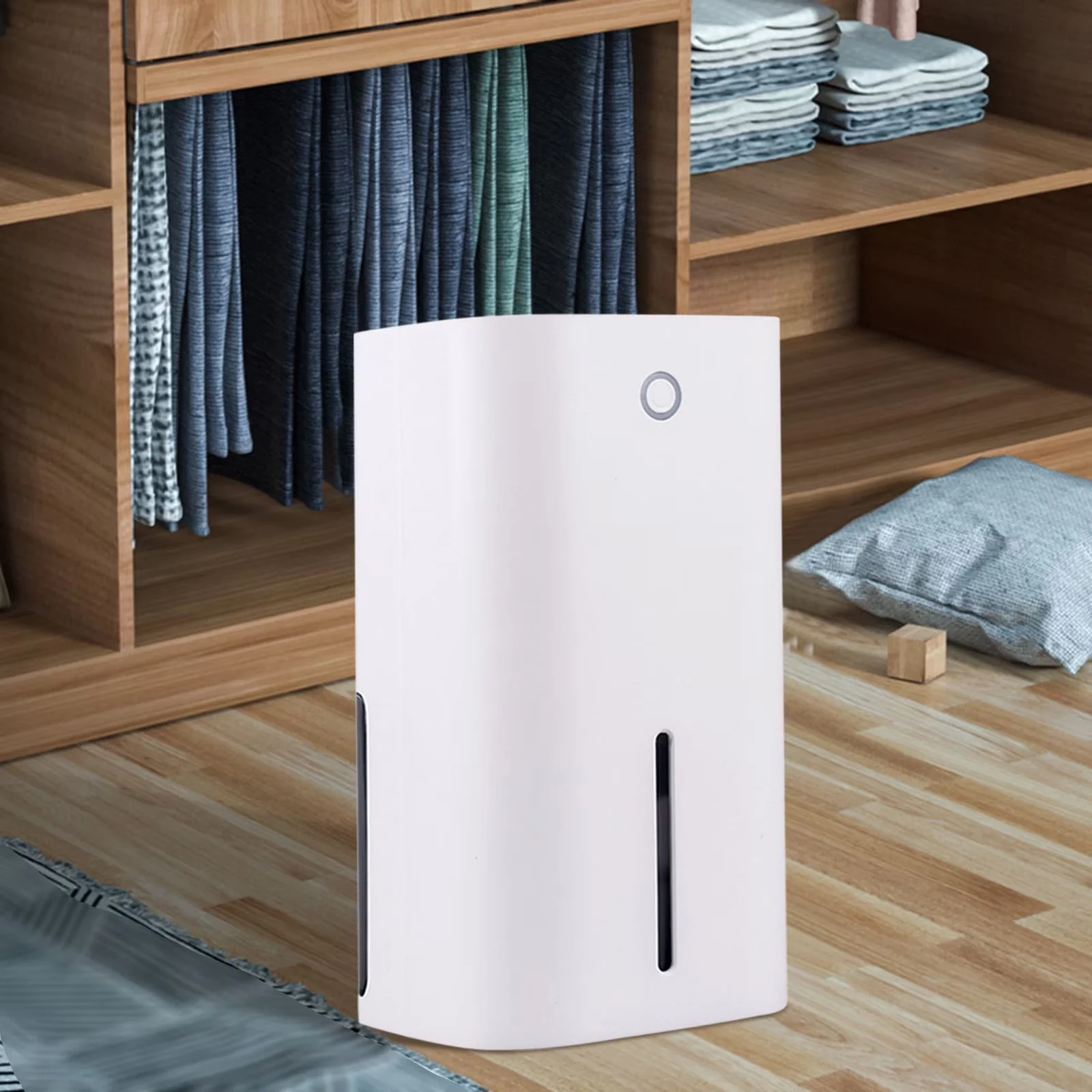 Versatile Dehumidifier with Bucket Full Indicator, Automatic Shut-Off - White for Home, Auto Model 356555