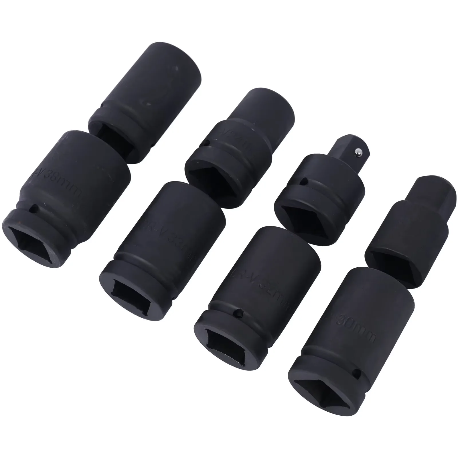 Modern Hand Tool Set with Heavy-Duty - Black#9 Steel 8pc - Compact and Portable Model 677CAF