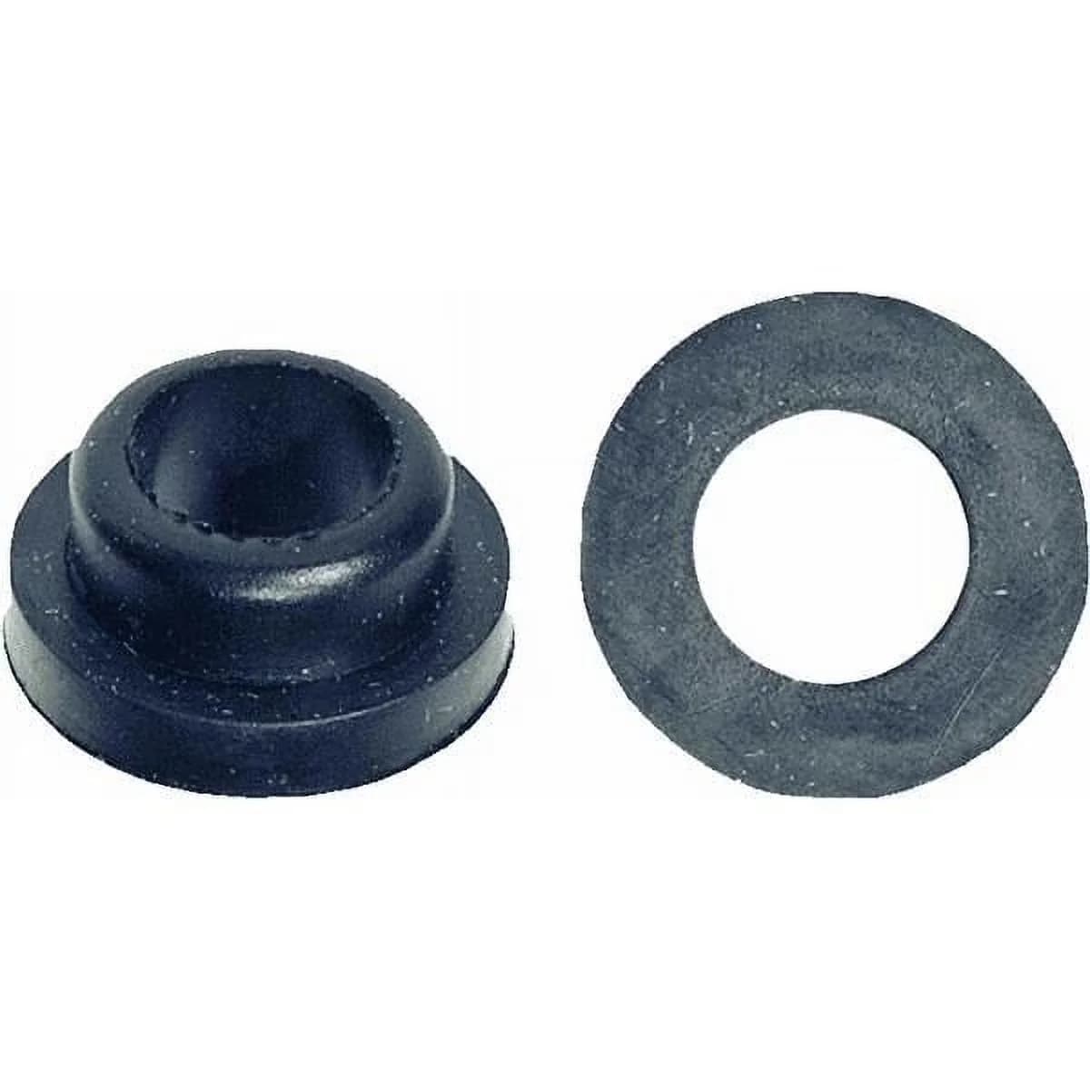 Bathroom Renovation Professional with Leakproof, Molded Cone Slip Joint Washer - Rubber Black Model B52F8B
