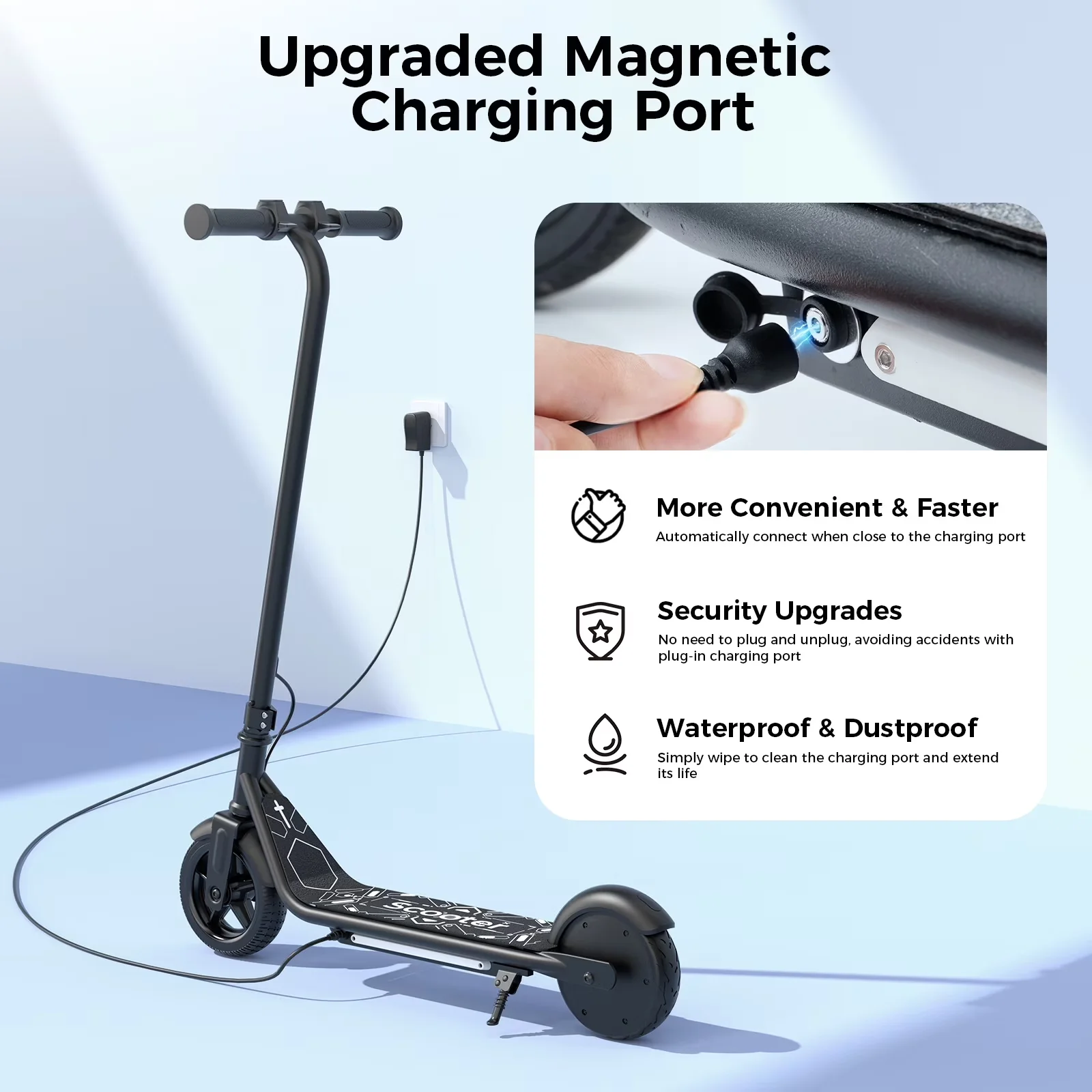 Innovative Scooter with 150W, Speed gear: 6/10MPH, Charging time: 5-6H - Model 524368