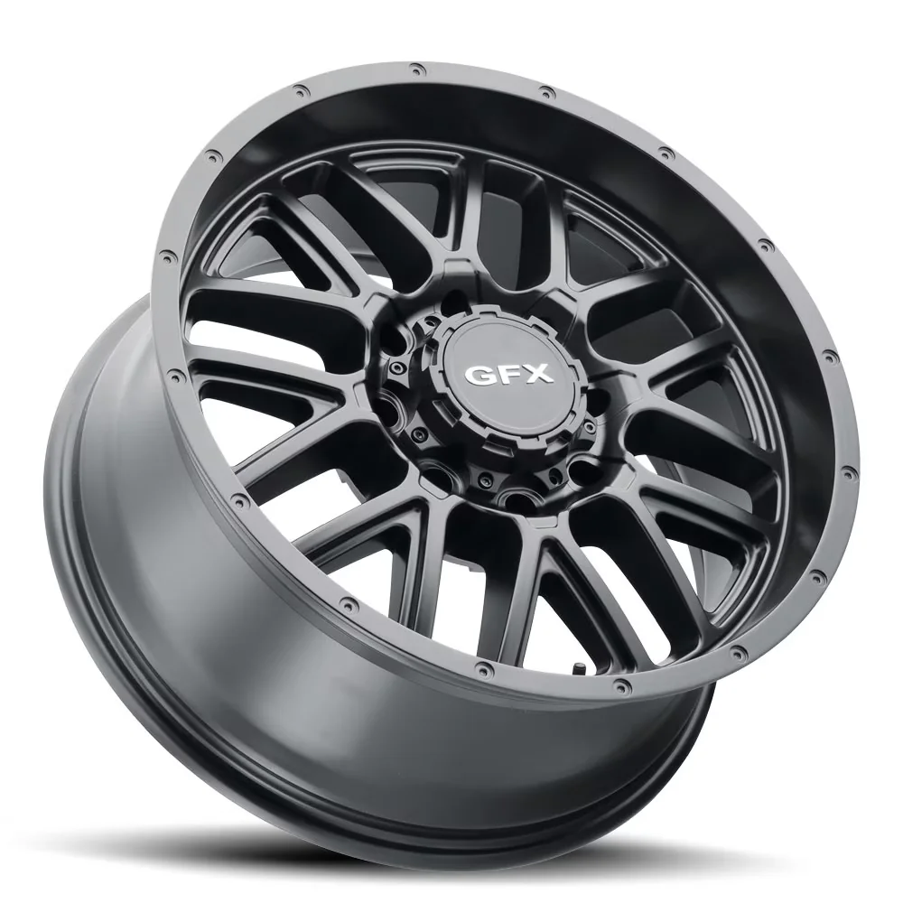 Wheels And Rim Versatile with 5x127, 5x5, 5x139.7, 5x5.5 - Matte Black Aluminum Model 784D73