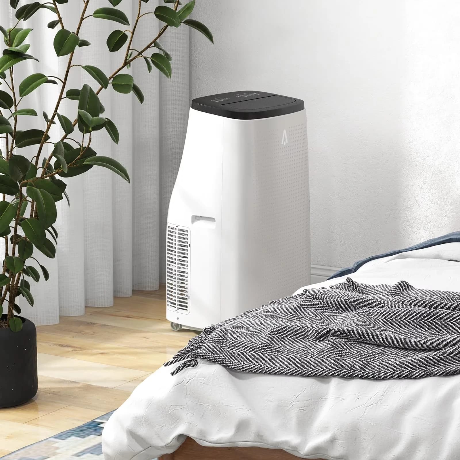 Air Conditioner Durable with LED, 14000 BTU, 14000 BTU Portable - Black Model 41A2D7