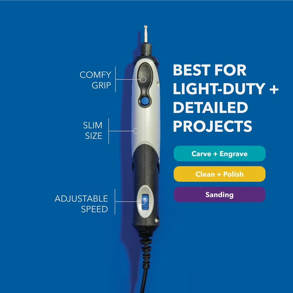 Reliable Pro Tool with 120V, Compact Design, Ergonomic Design - 1/8" Shank Model 77B601