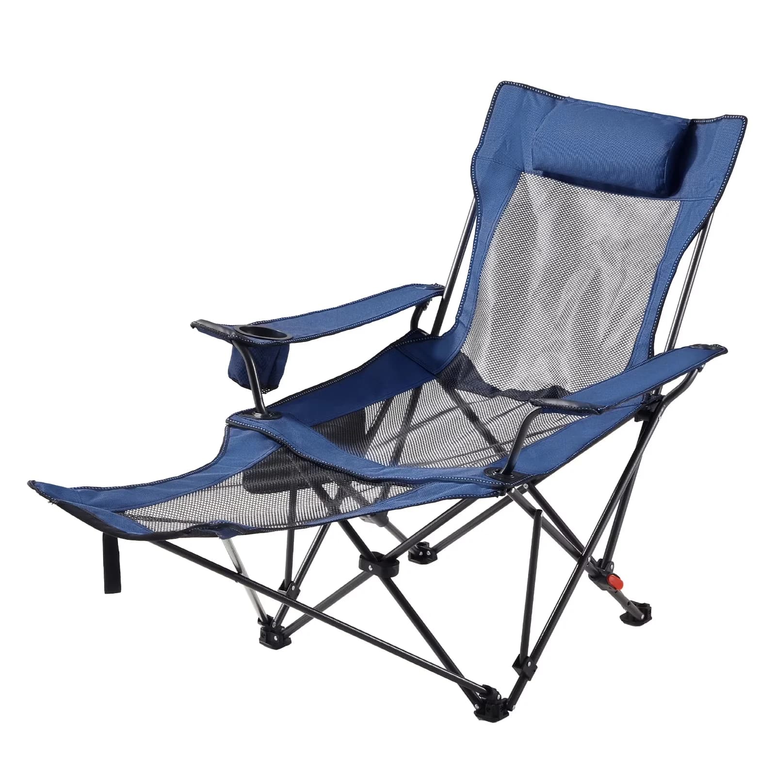 Beach Chair Reliable with Folding, Adjustable, Reclining Camping - Blue Model C32390
