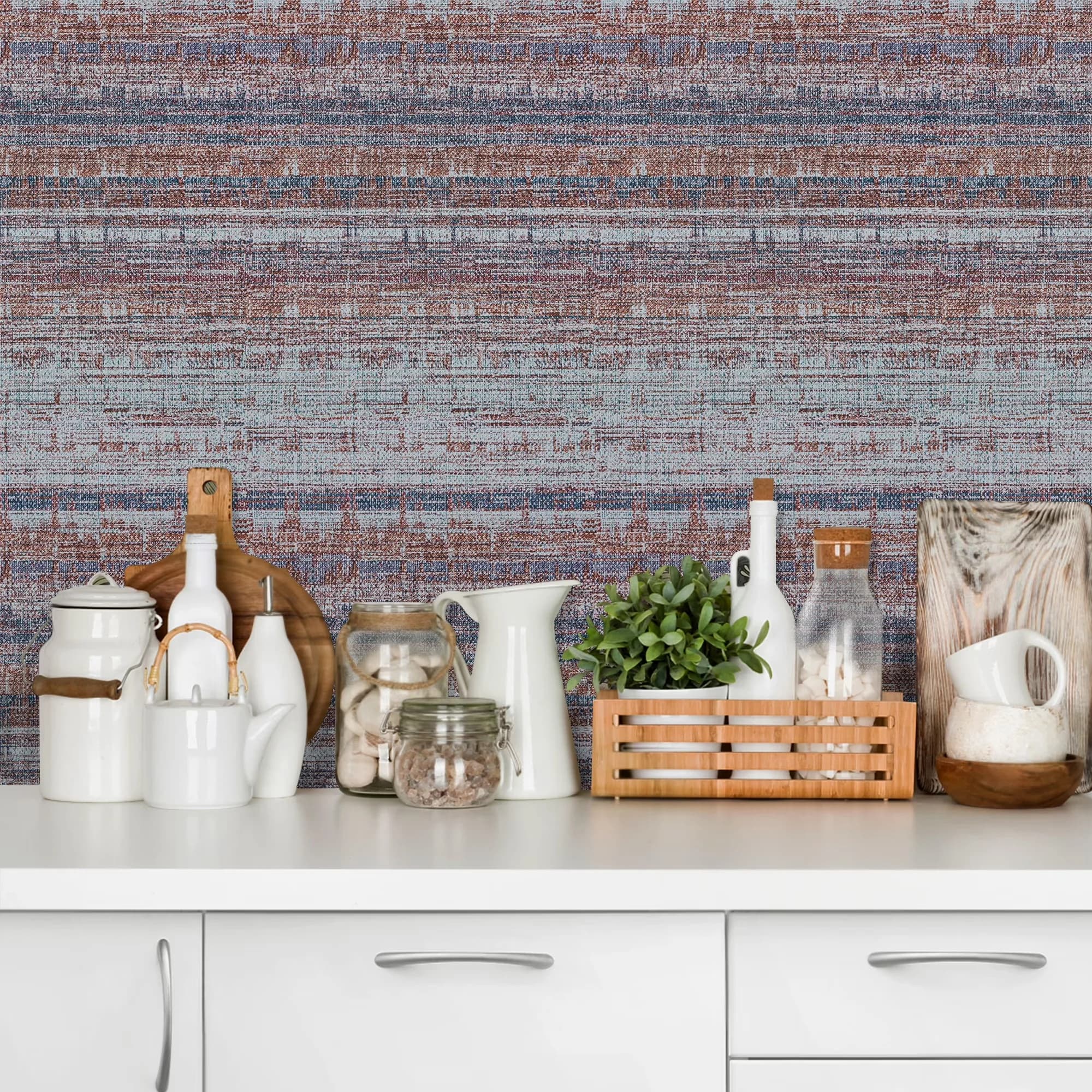Classic Wallpaper Wall Decals Wall Covering with Durable, Waterproof - Multicolor Pvc Model 2E1876