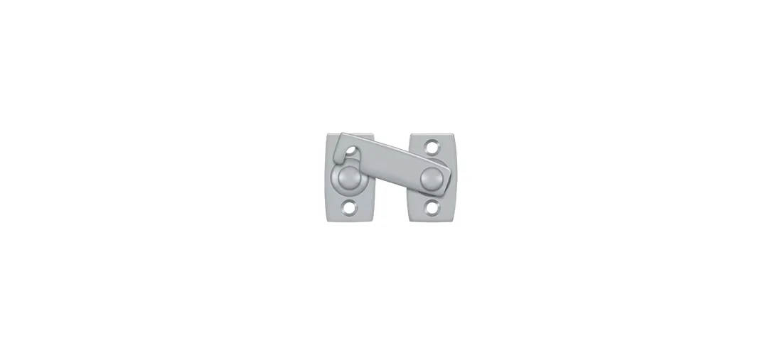 Efficient Kitchen Renovation with Shutter Bar Door Latch, Applicable To Furniture with Small Doors - Solid Brass Silver Model 242256
