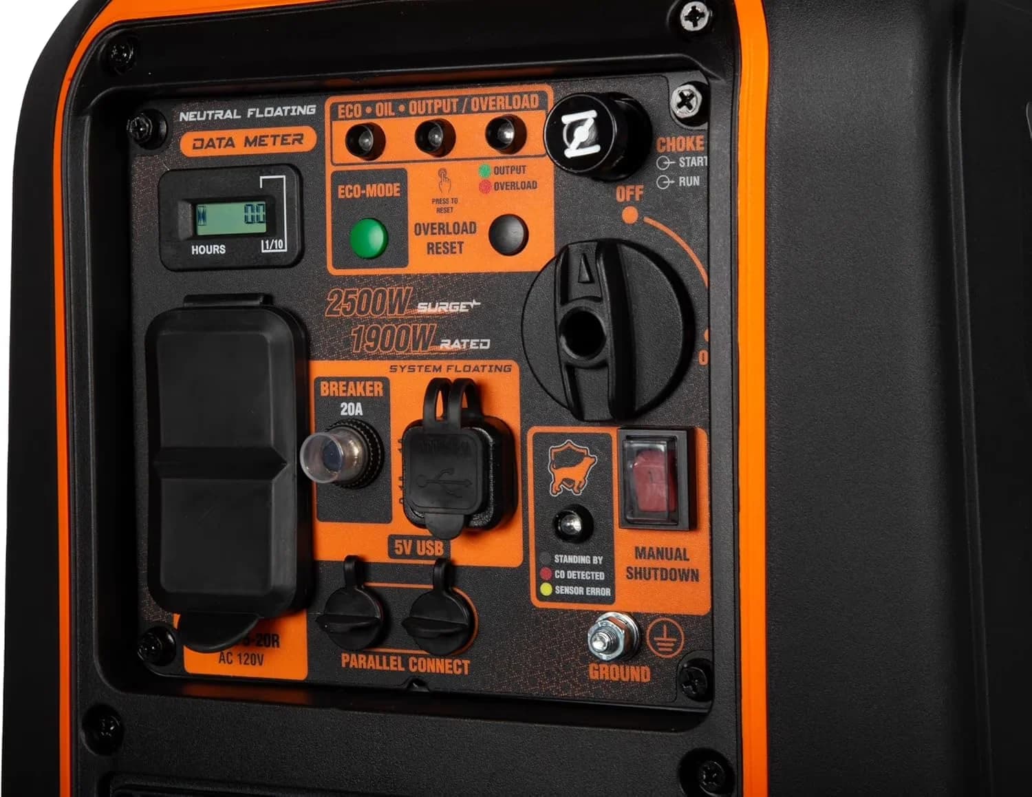 Quality Generator with 2500W, Quiet, 2500-Watt Inverter - Professional Series Model EB0DBB