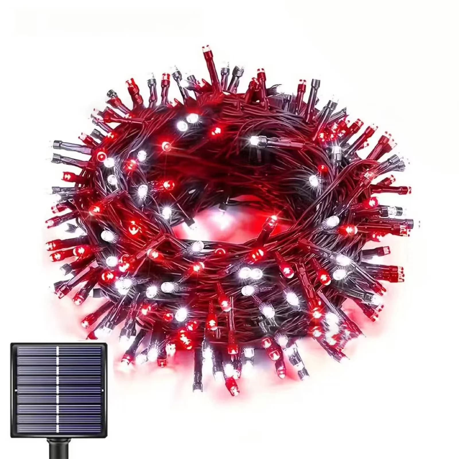 Essential Novelty Light with LED, Solar, Asian Inspired - Red for Party, Garden Model ED3E52