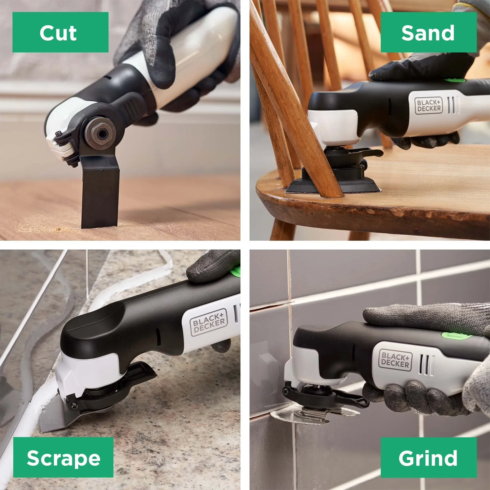 Woodworking Essential with 12V, Lightweight - Black - Space-Saving Design Model 413E62
