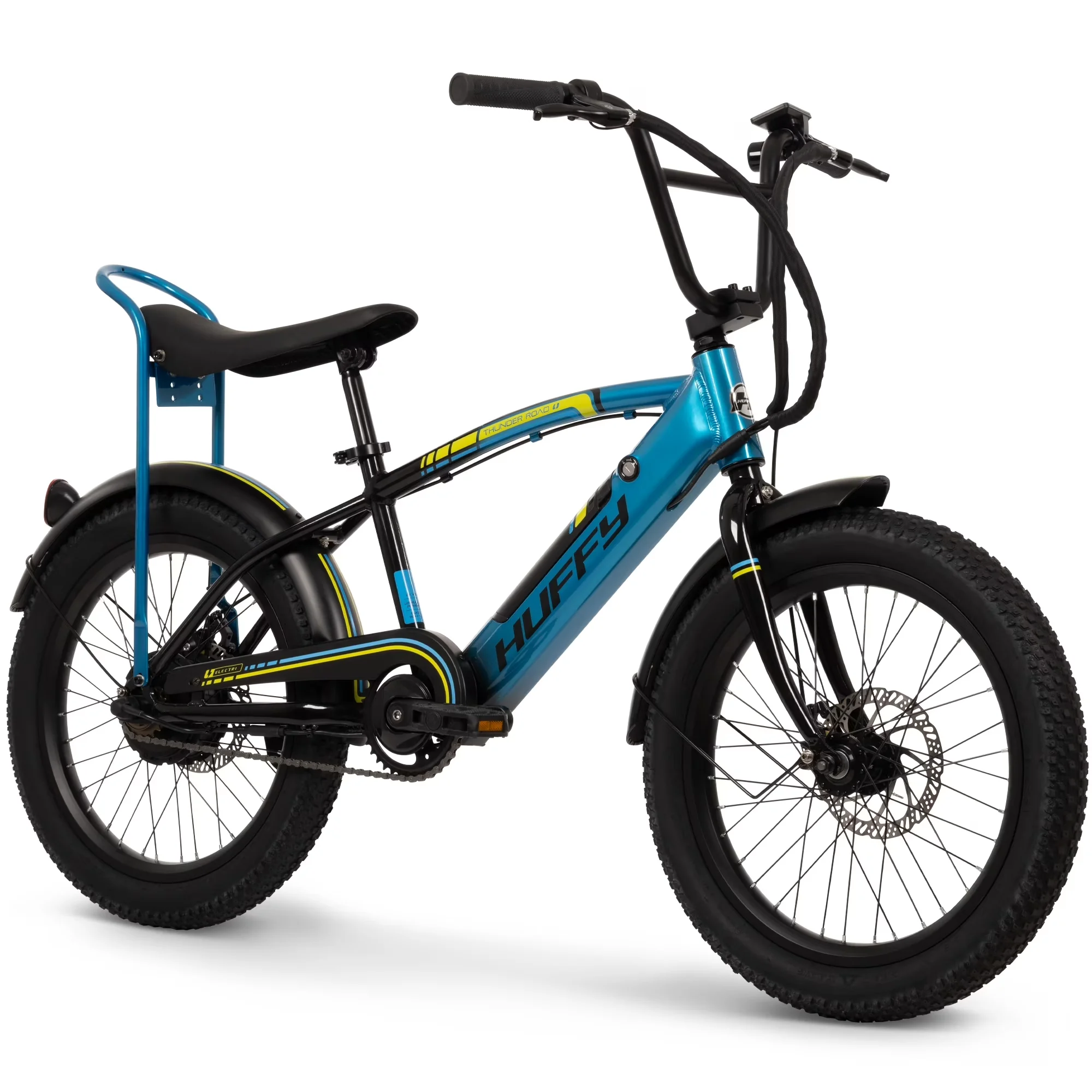 Electric Bike Stylish with Battery, Teen, 4'7" - Teal eThunder for General Purpose Model C88A4A