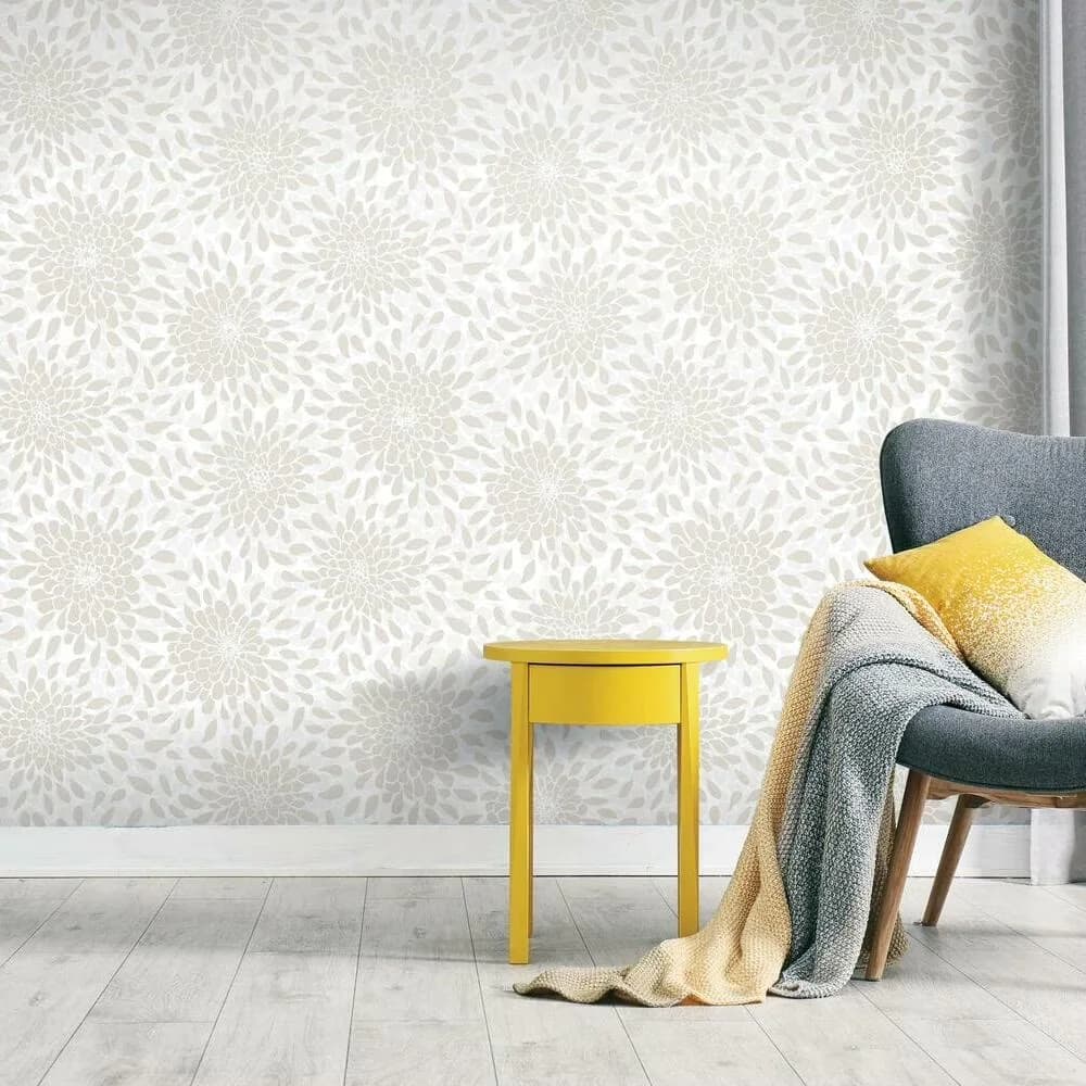 Wallpaper Wall Decals Wall Covering Durable with Removable, Removable and repositionable - Vinyl Beige Model 7F1E6A