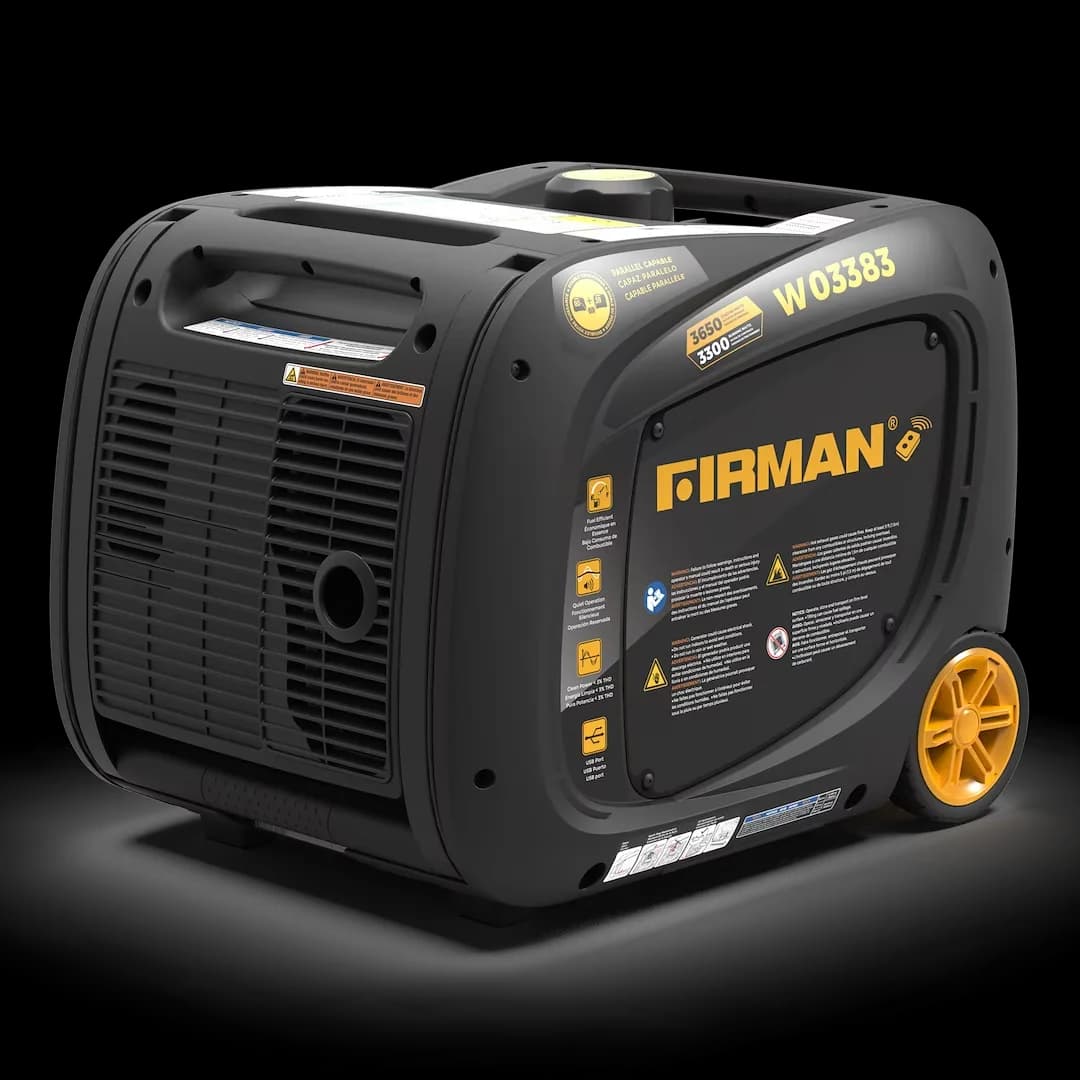 Reliable Generator with 3300W, Adjustable, Remote Start Gas - W03383 - Quality Construction Model 466947