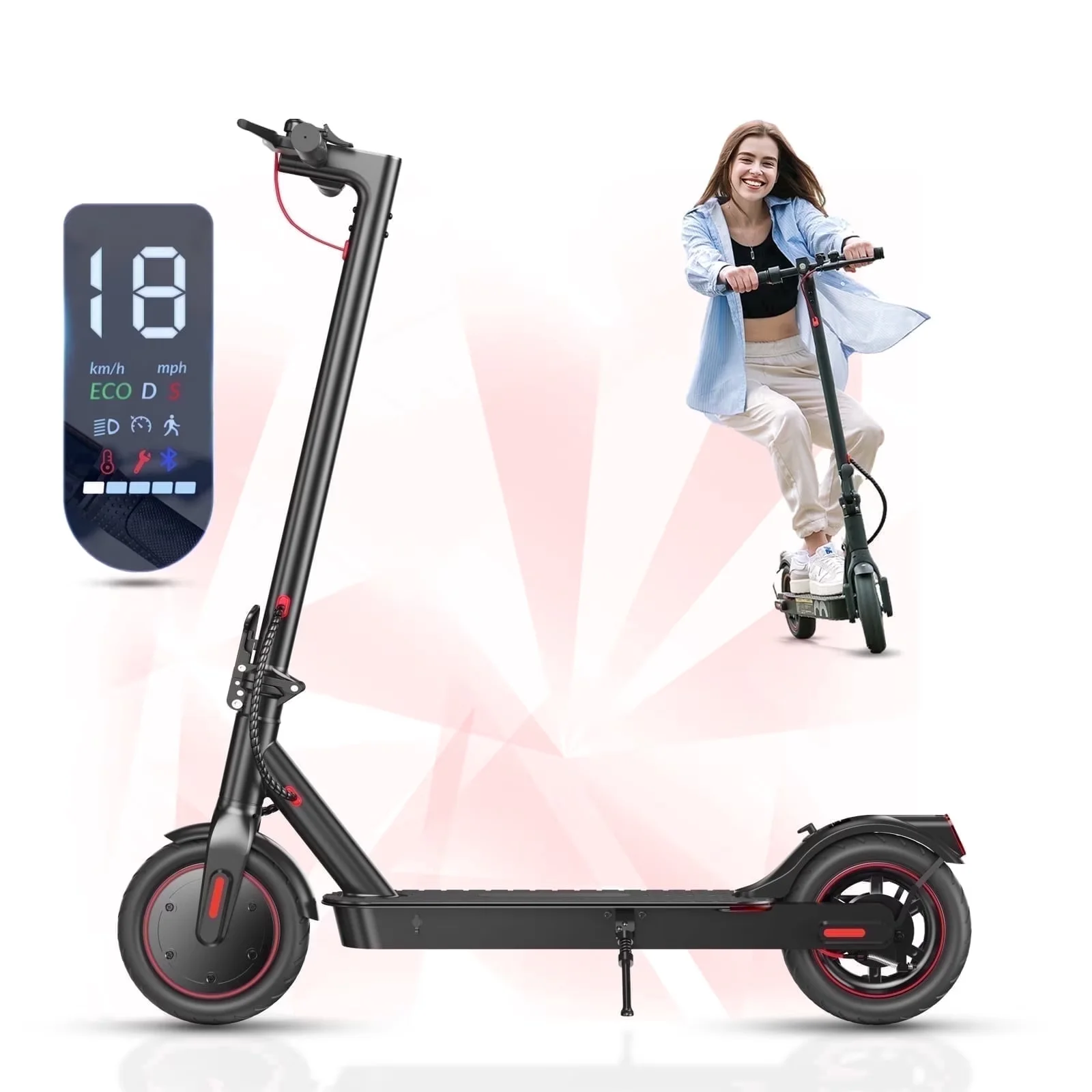 Professional Scooter with 350W, App Compatibility, Portable - Alloy LF3 Model A6D88C