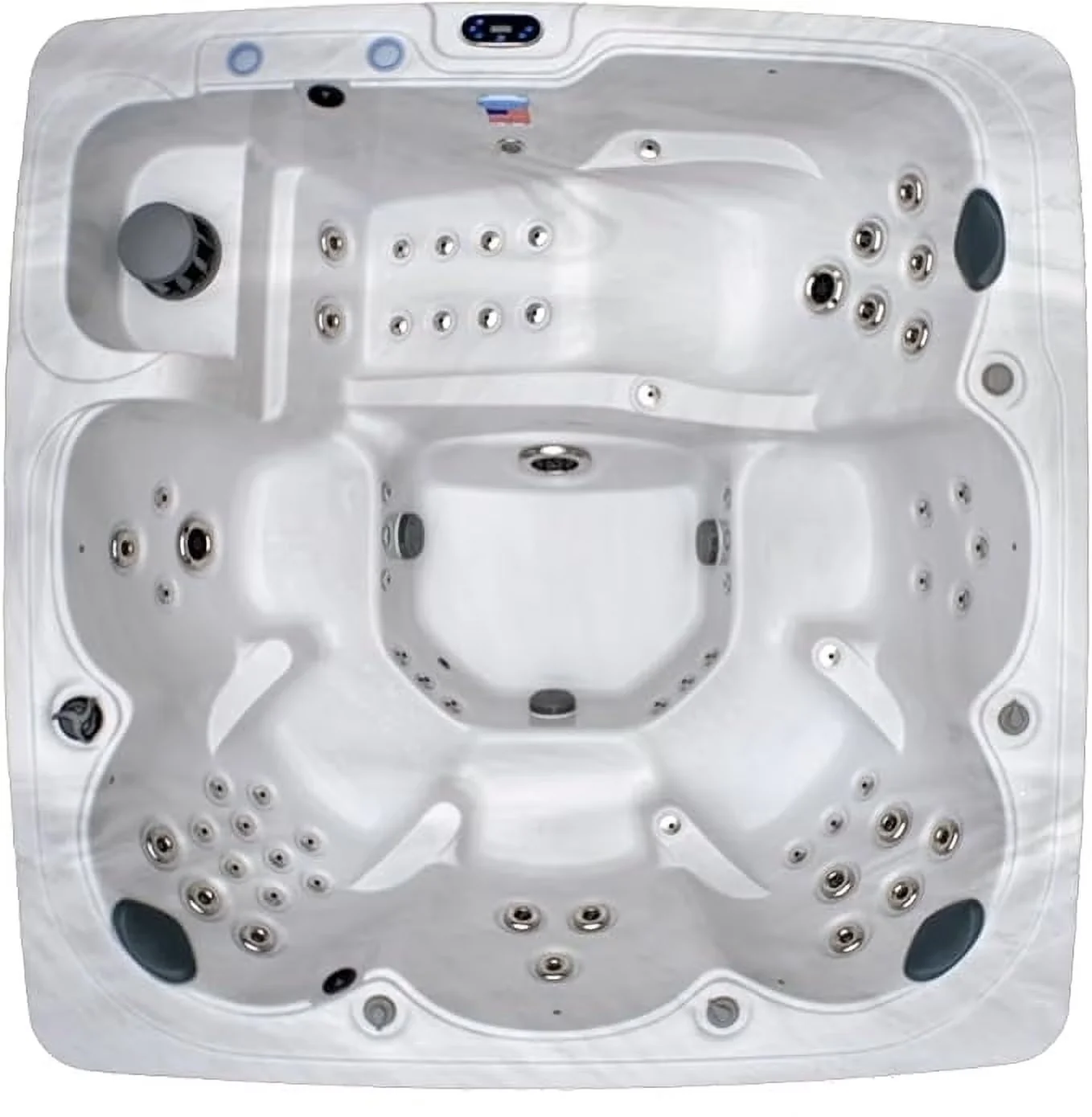 Quality Hot Tub with Insulated, Ideal - White HG90 - Low Maintenance Model 6882E6