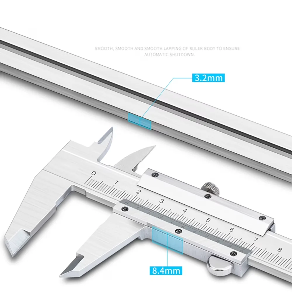 Measuring Layout Stylish with Quick Measurement, Accurate Measurement - Stainless Steel 6" Model B6177C
