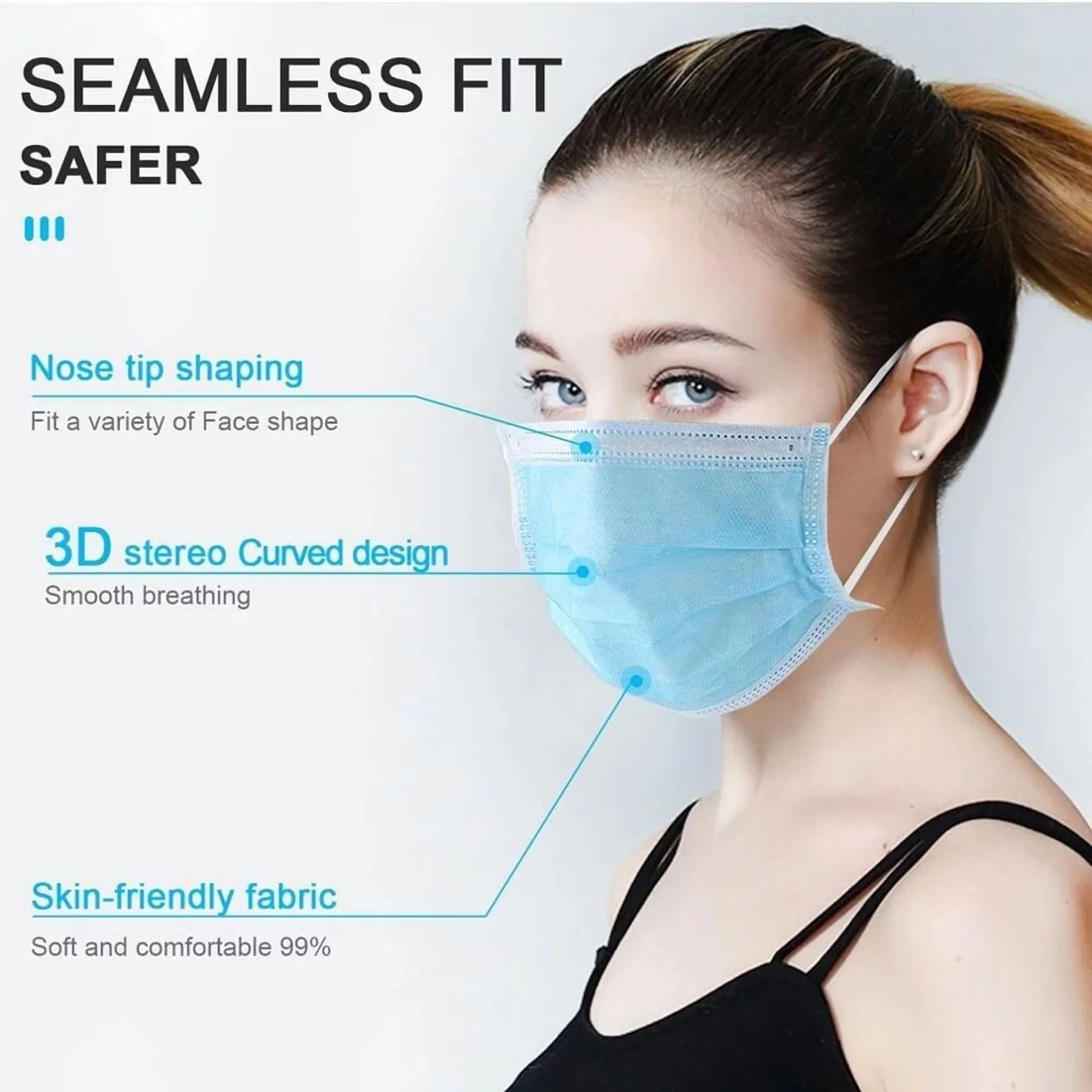 Protective Equipment Versatile - Face - Sleek Profile Model 759834