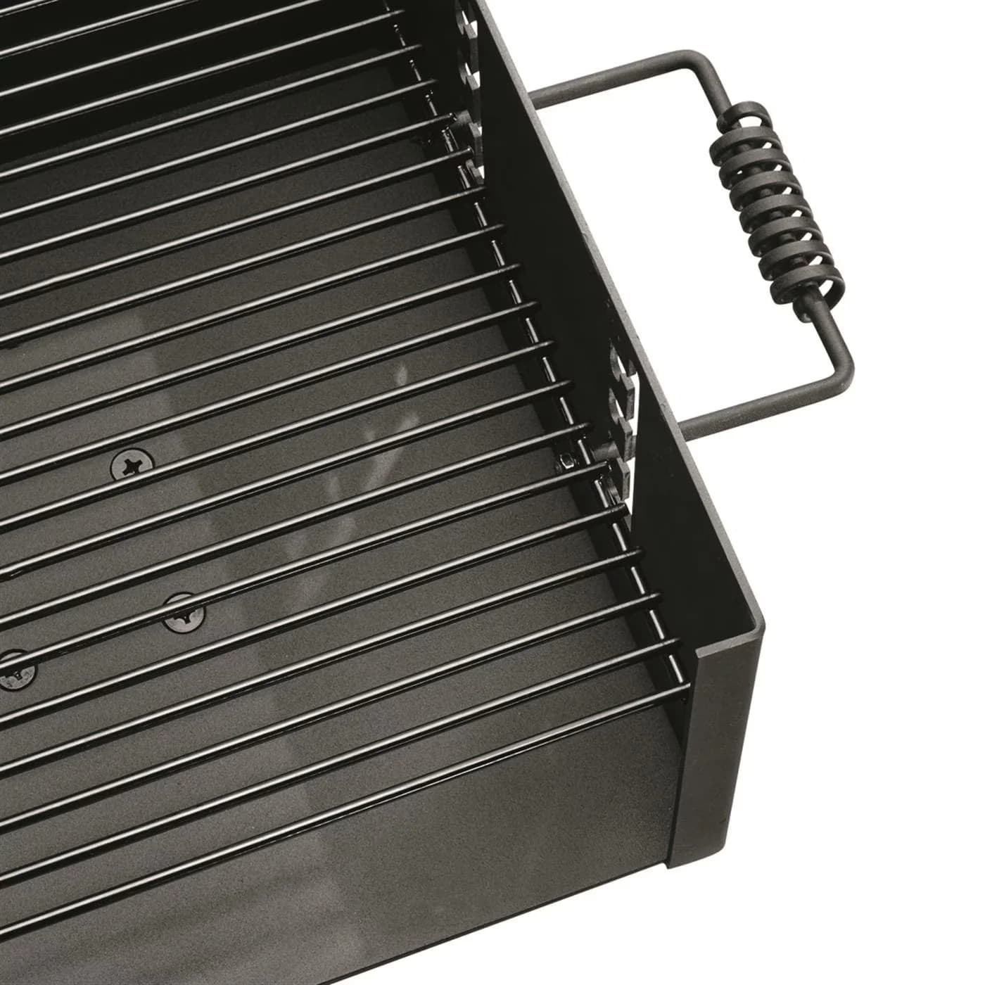 Modern Charcoal Grill with Heavy-duty, 5.5mm bottom and sides, 232.5-sq. in. grilling area, Large Heavy-Duty Park-Style - Stainless Steel Model 1334D7
