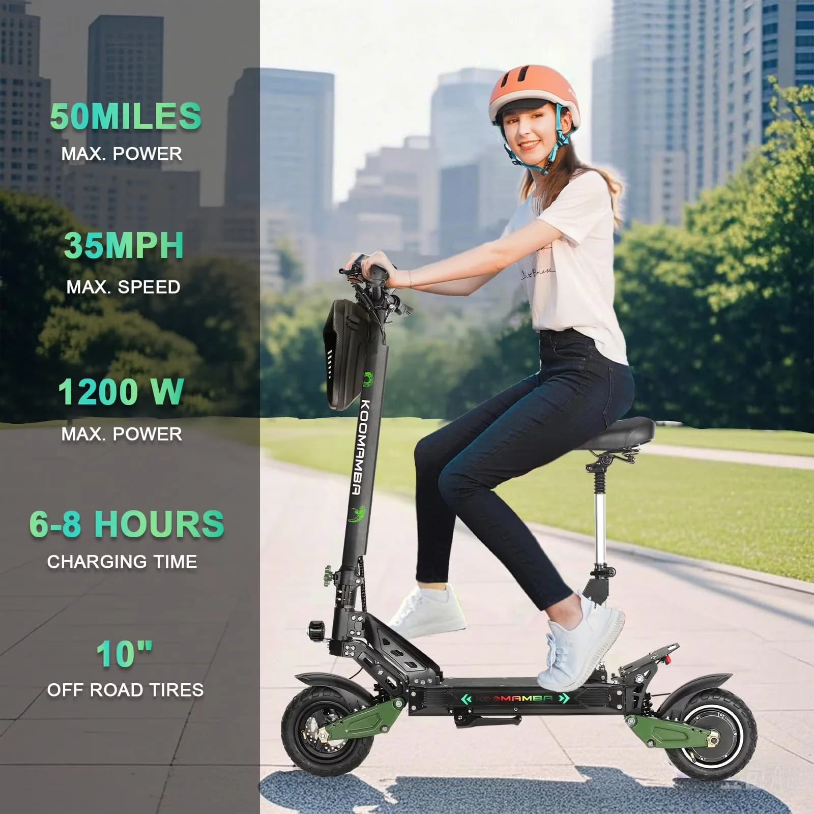Essential Scooter with 800W, Foldable, ZU10 Electric Scooters Adult - Blue Alloy Steel Model 023EC3