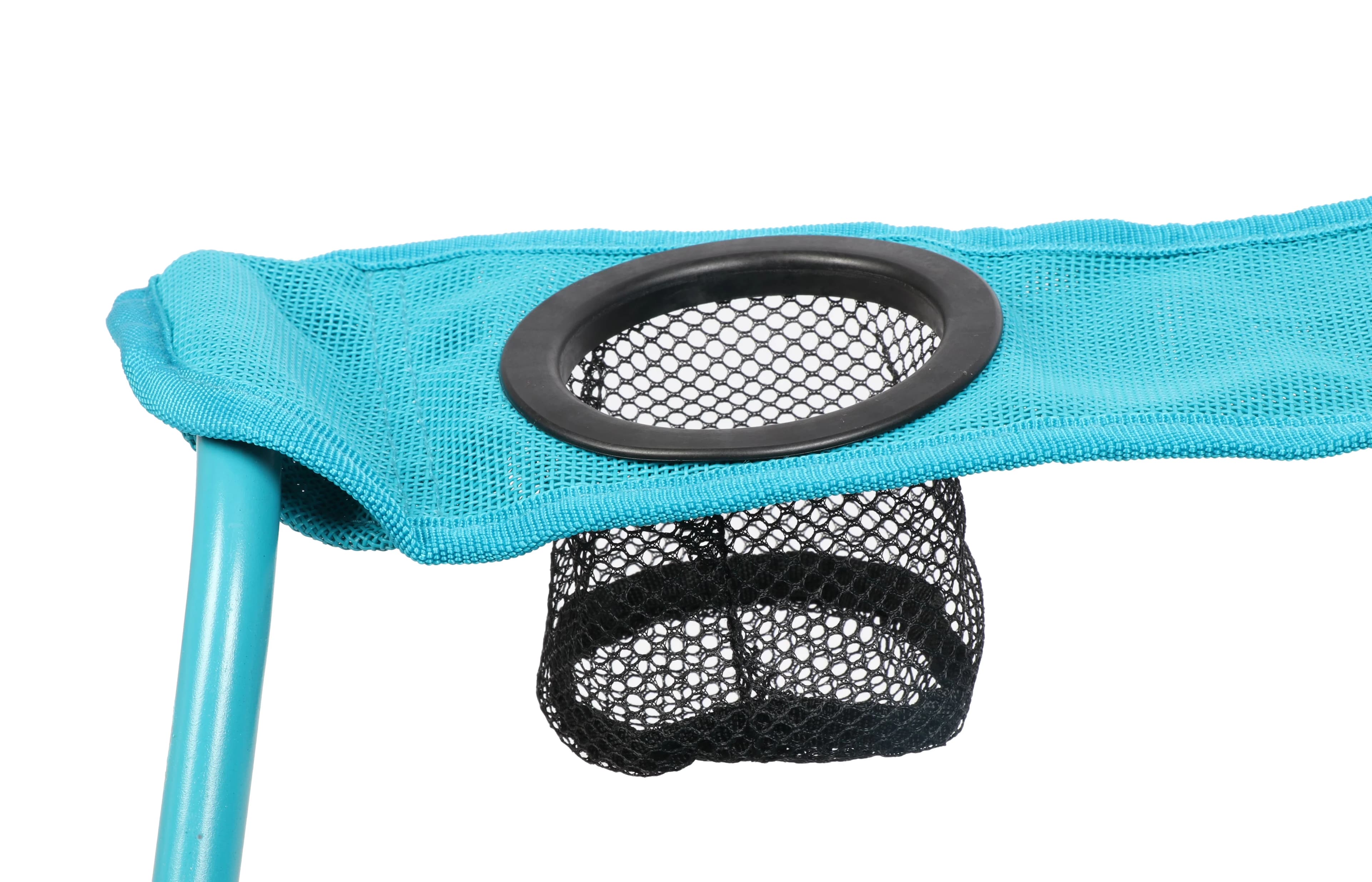 Quality Beach Chair with Folding, Weather-Resistant, Rust Resistant - Blue Fabric, Steel Model 35360D