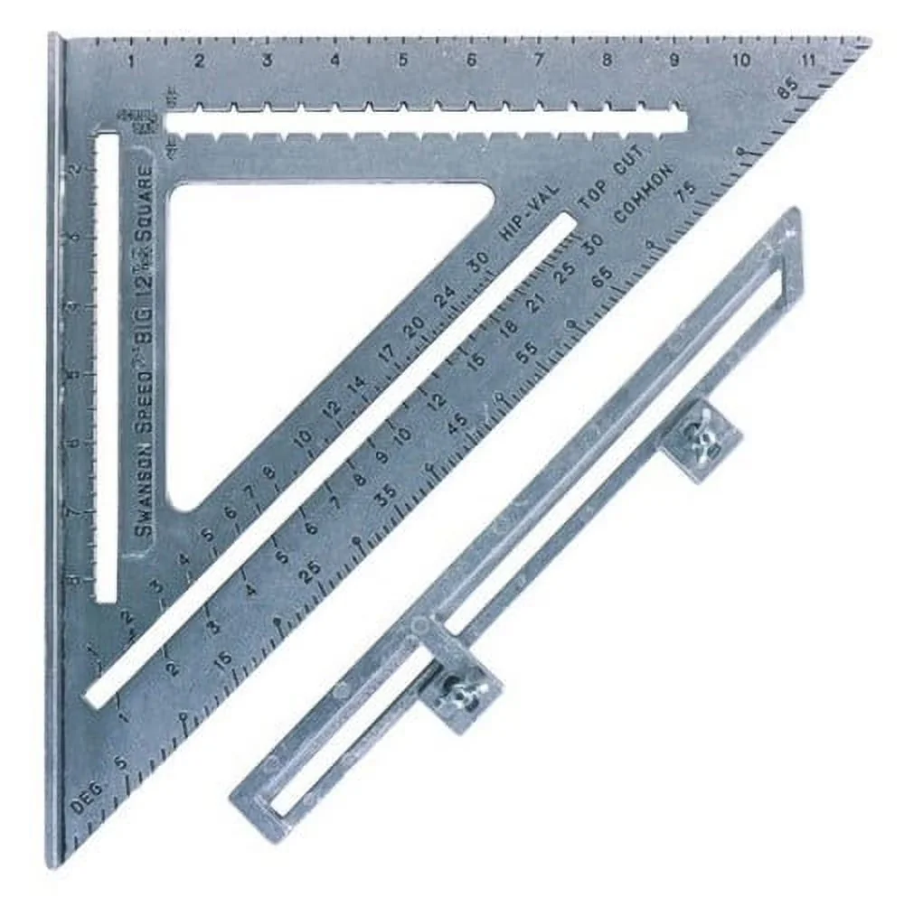 Classic Measuring Layout with Easy To Use, Easy To Read - Heavy-Gauge Aluminum Alloy Model AE191A