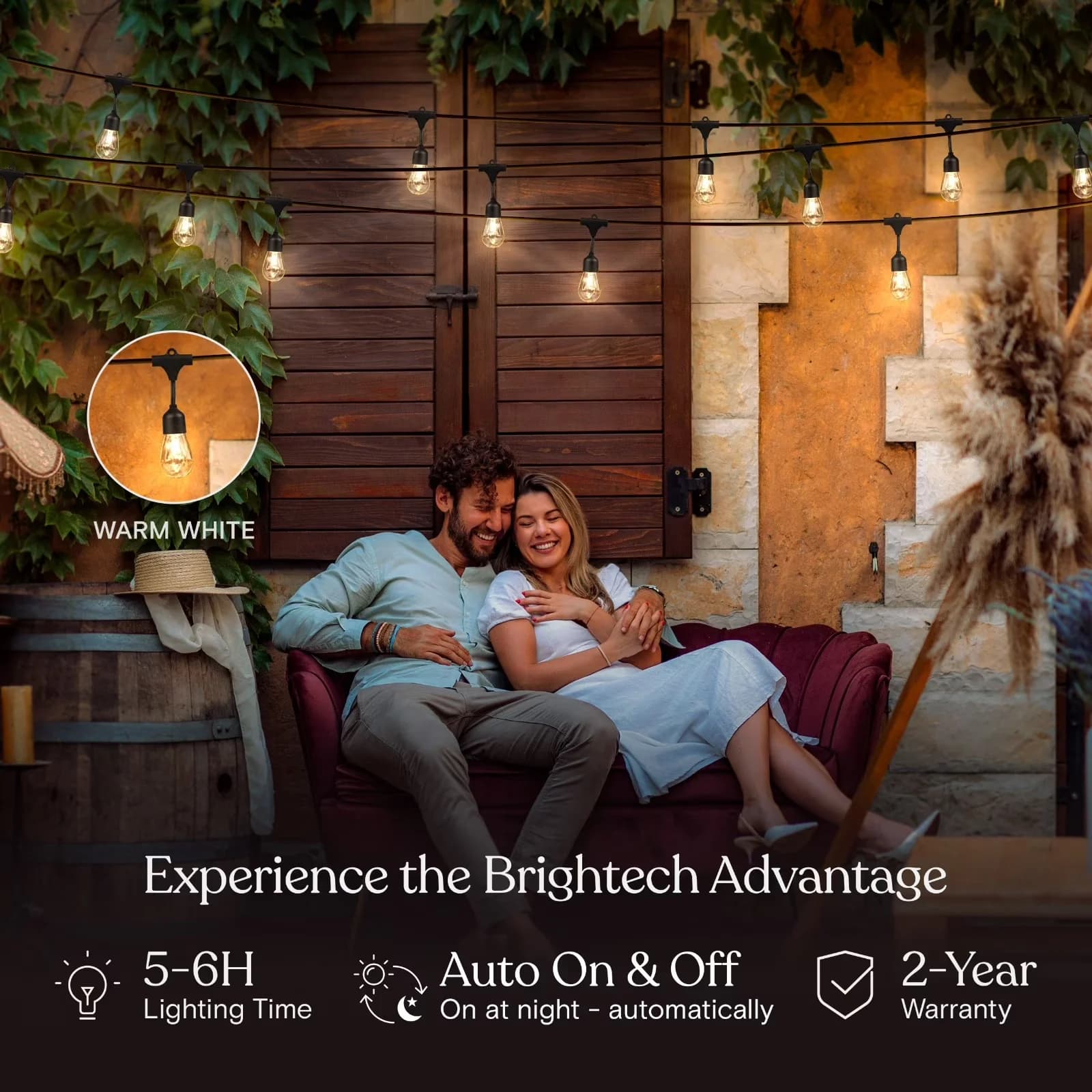 Novelty Light Premium with LED, Solar, 2W - Black for Patio 27 Ft - Traditional Style Model 2BC0B3