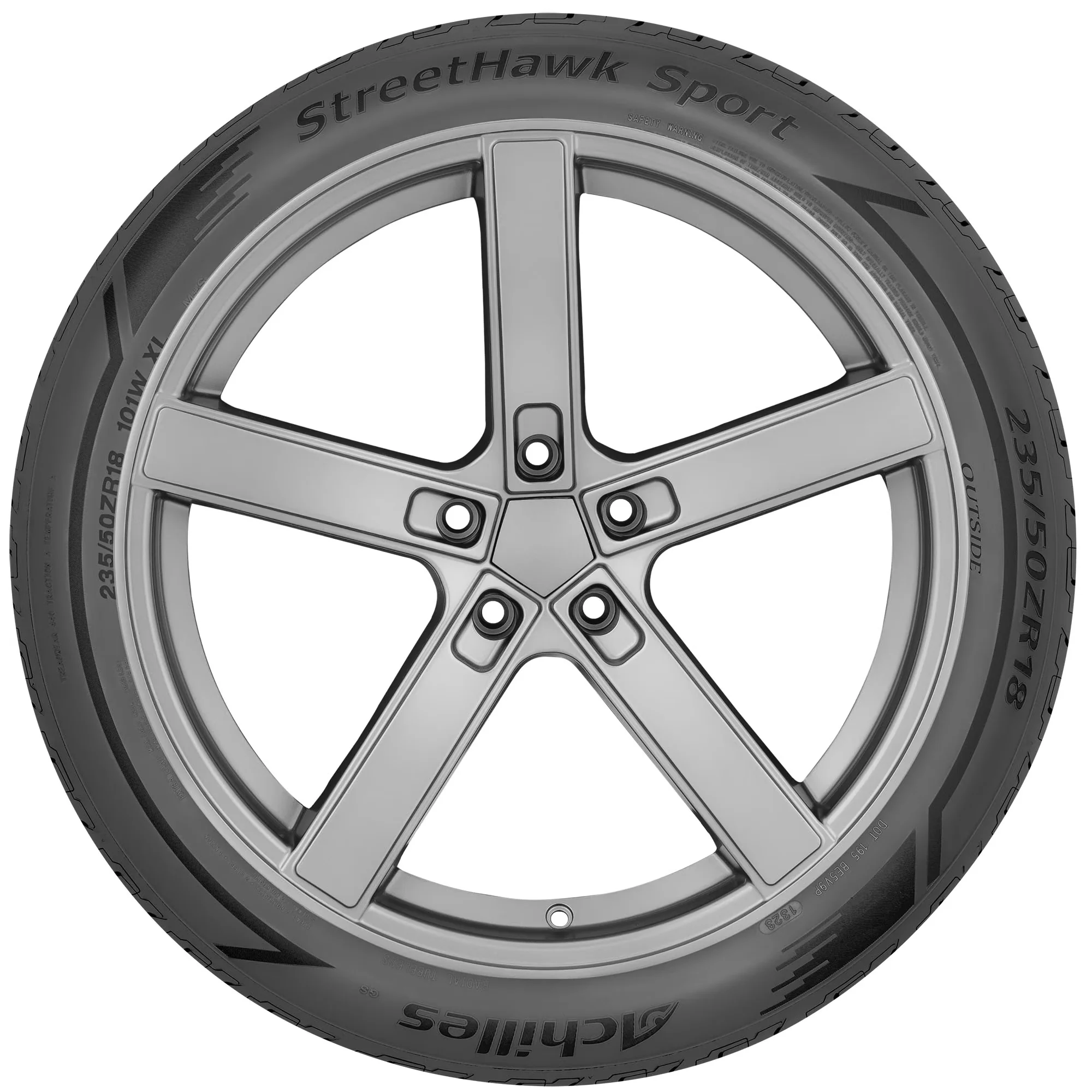Compact Car Tire with 94W, Fits Multiple Makes And Models, Size: 255/35ZR18 - Model A88E32