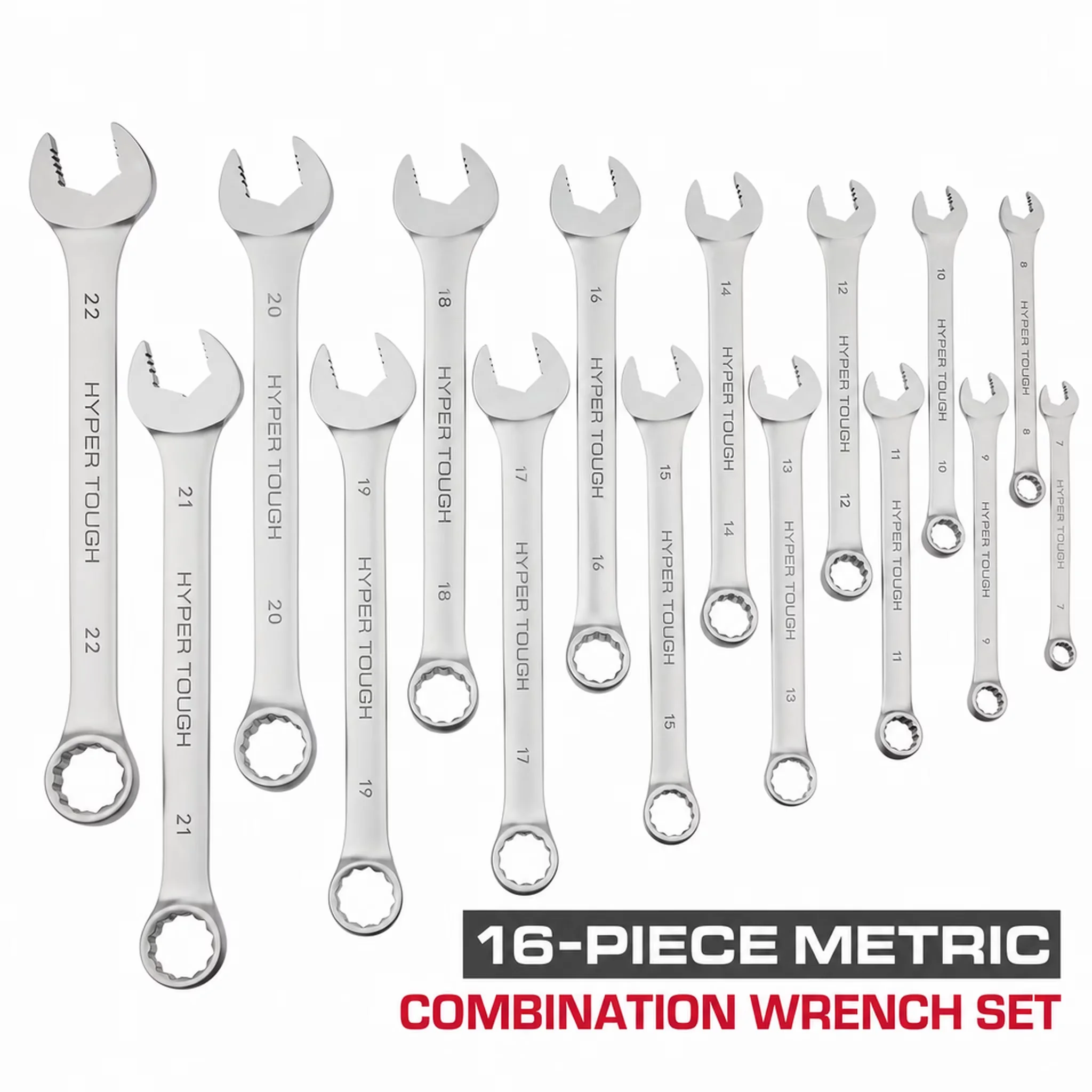 Modern Hand Tool Set with Precision, Combination Wrench, Metric - Easy to Use Model 1C6417