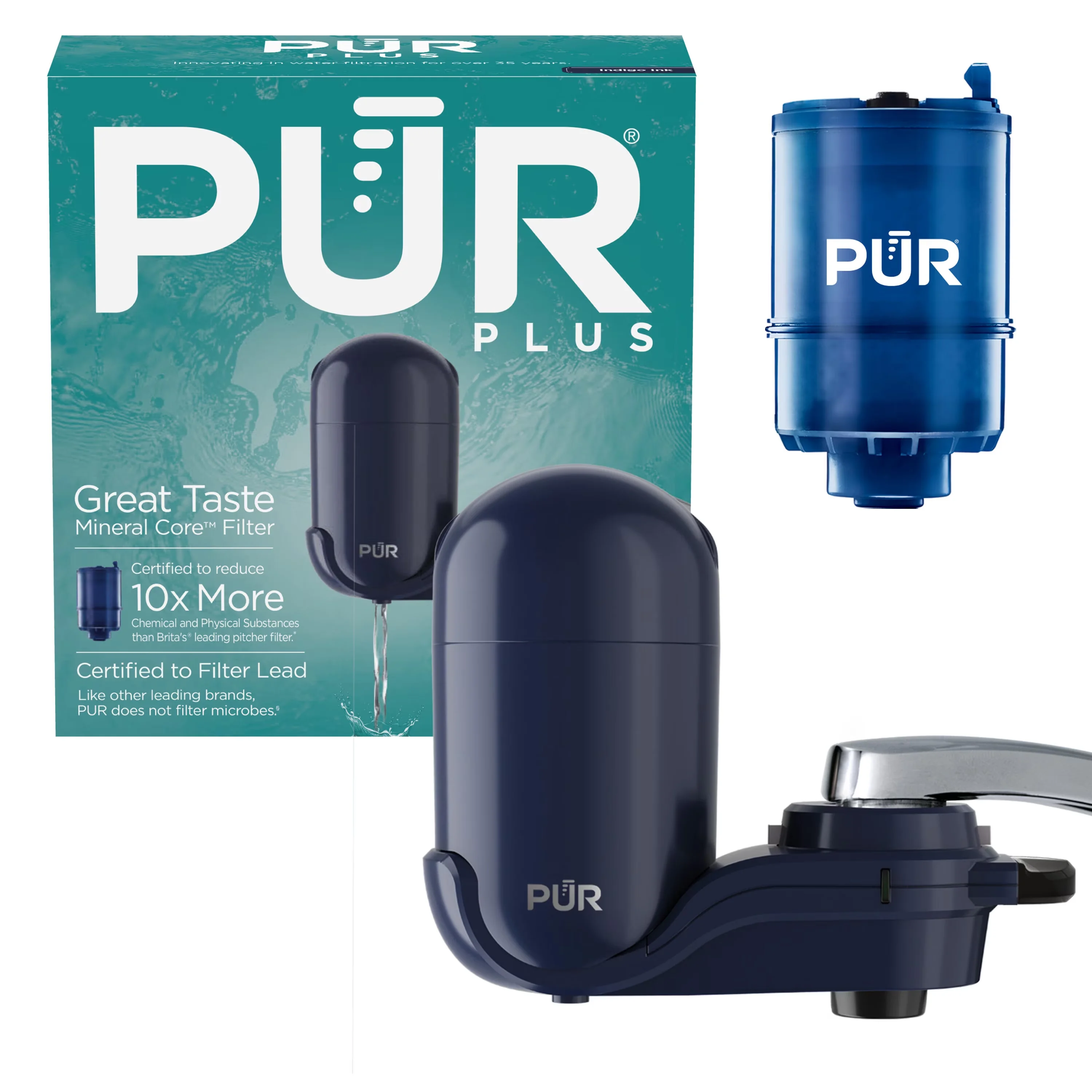 Water Filtration Classic with Sensor, Twist And Lock Design, Bypass Valve - Plastic Model 24DD3A