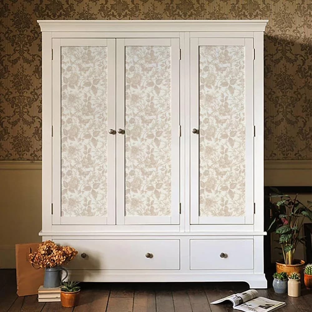 Reliable Wallpaper with Removable, Waterproof - White Pvc for Bedroom Floral Model 20EAD4