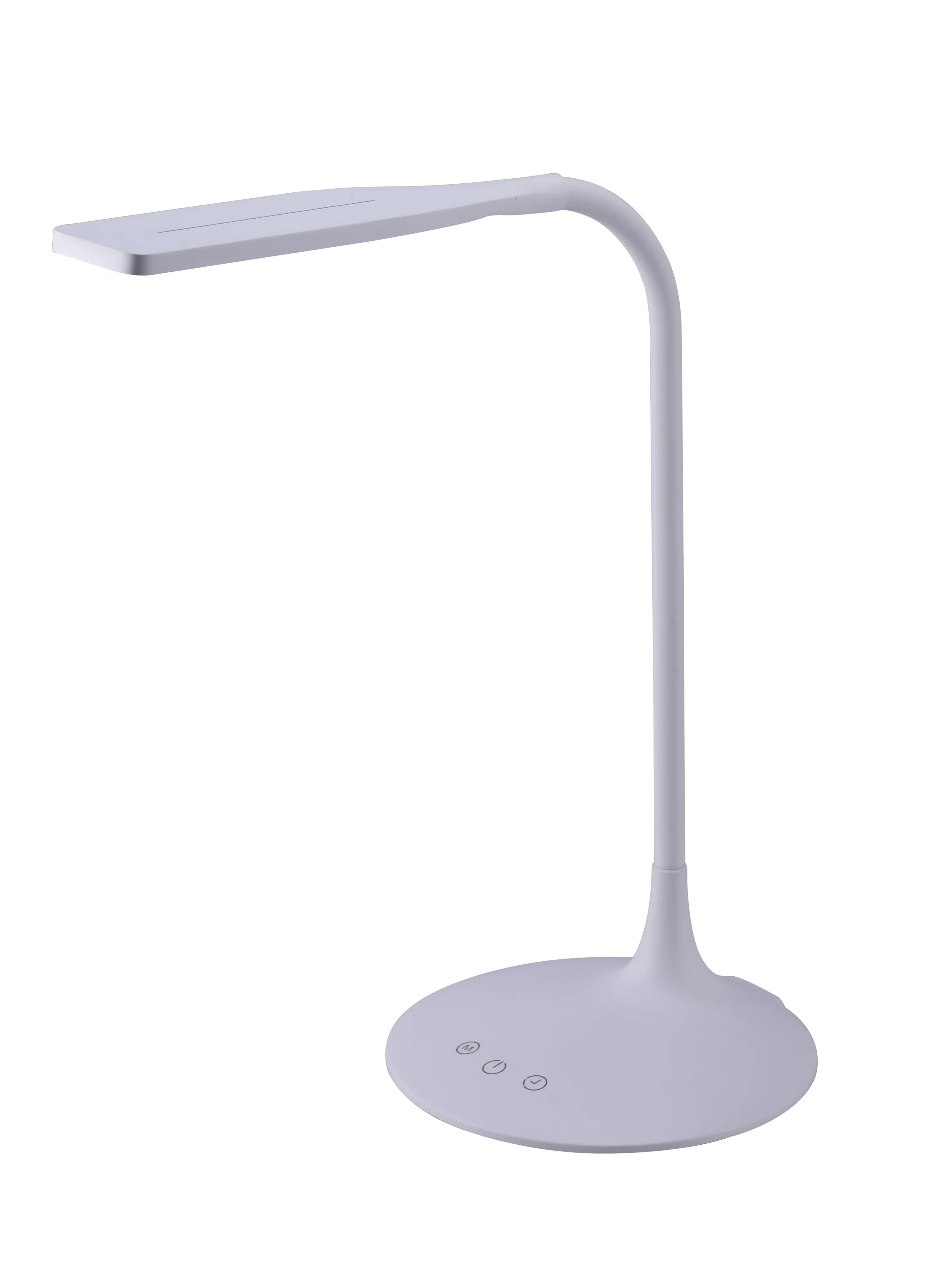 Innovative Desk Lamp with LED, Battery, Built-in battery with 4-hour life - White Plastic Model BCC050